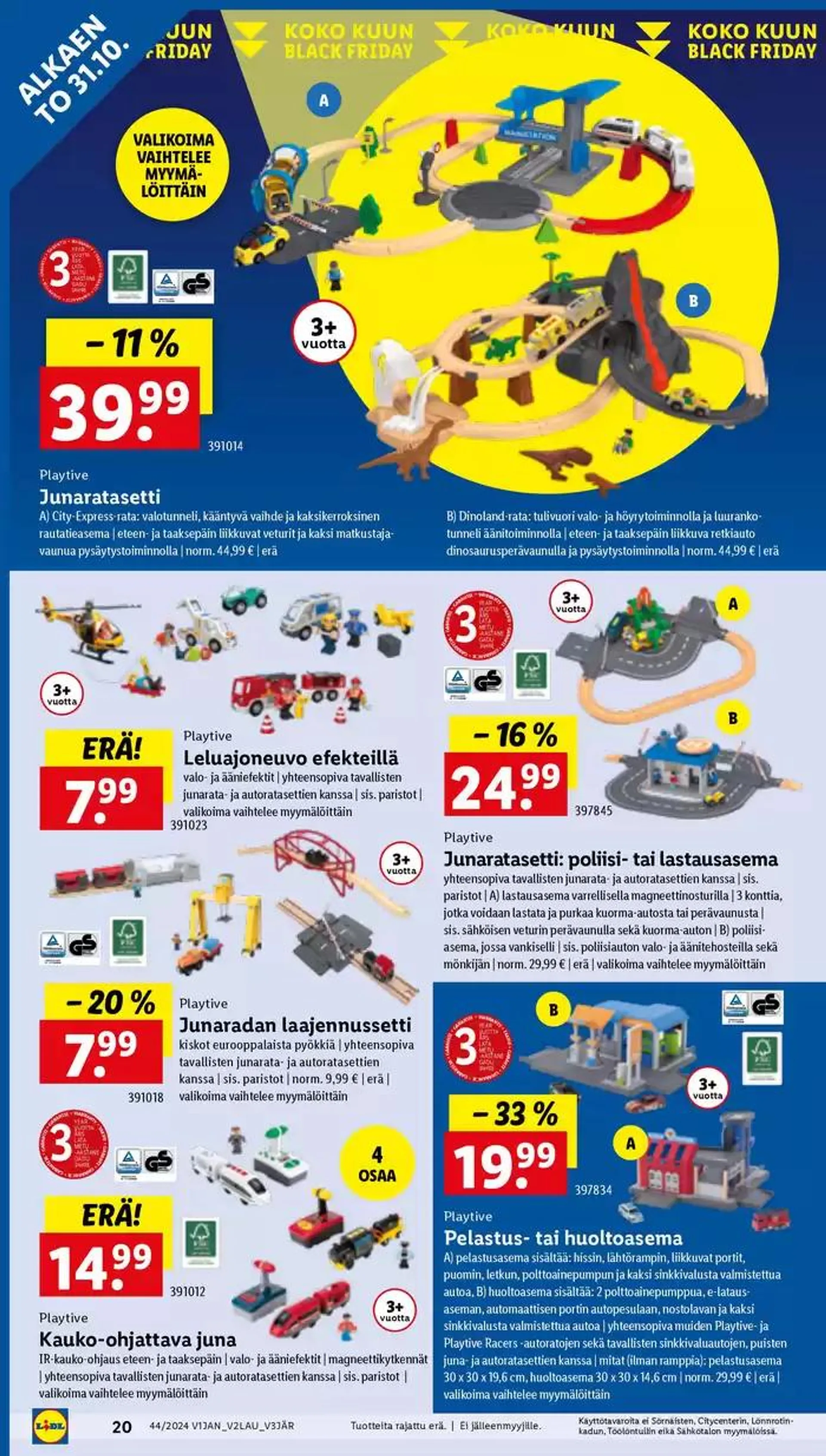 Parhaat diilimme sinulle voimassa alkaen 28. lokakuuta - 6. marraskuuta 2024 - Tarjouslehti sivu 20