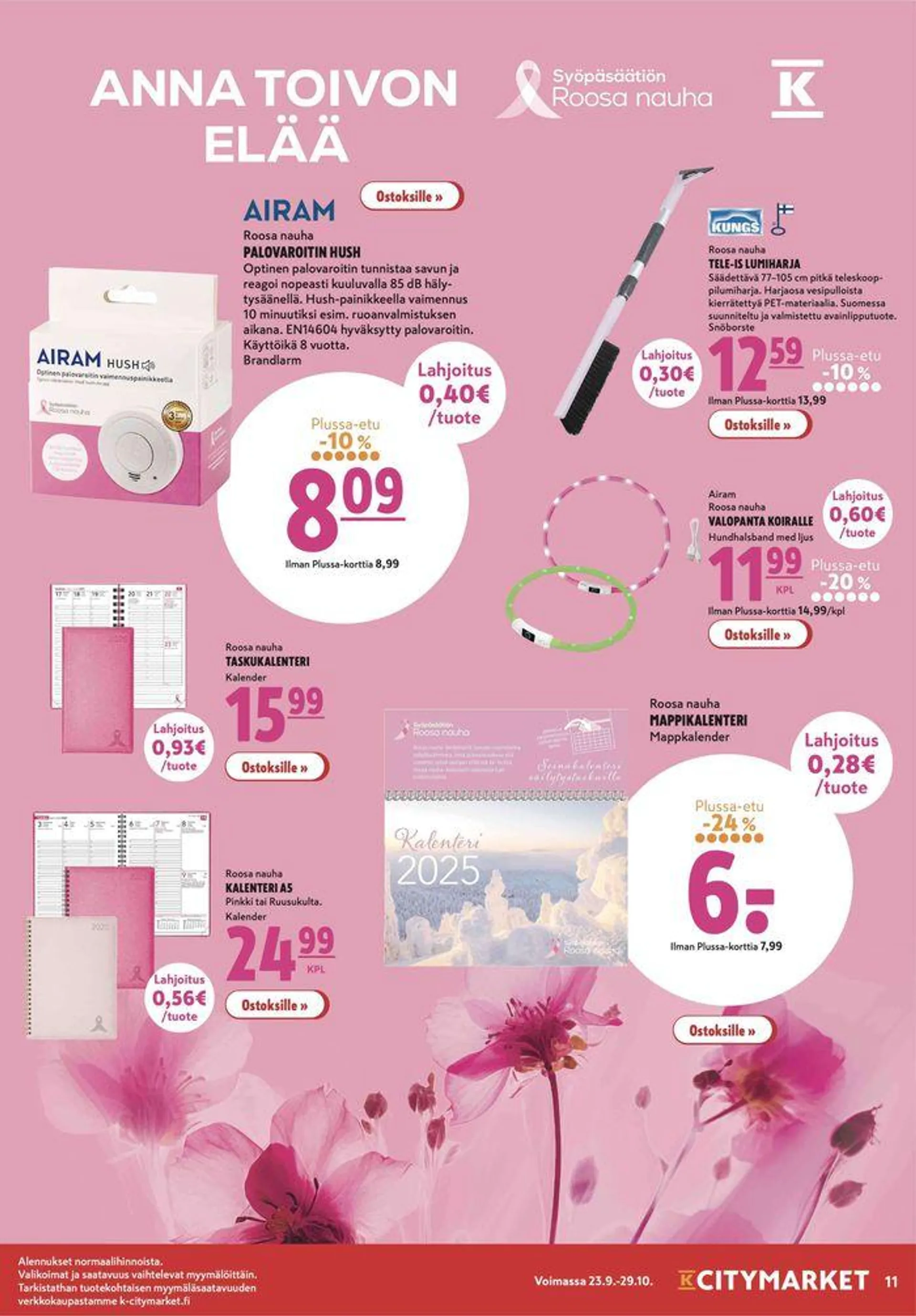 K-citymarket tarjoukset voimassa alkaen 23. syyskuuta - 7. lokakuuta 2024 - Tarjouslehti sivu 2
