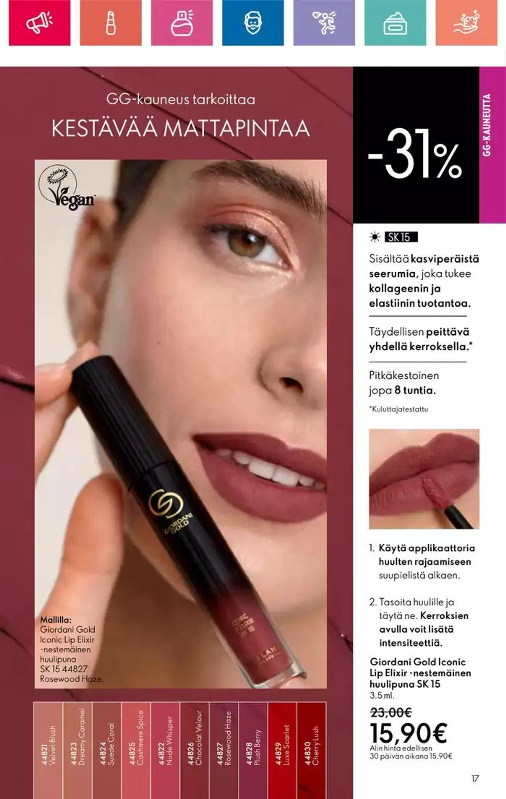 Oriflame tarjoukset voimassa alkaen 24. lokakuuta - 7. marraskuuta 2024 - Tarjouslehti sivu 17