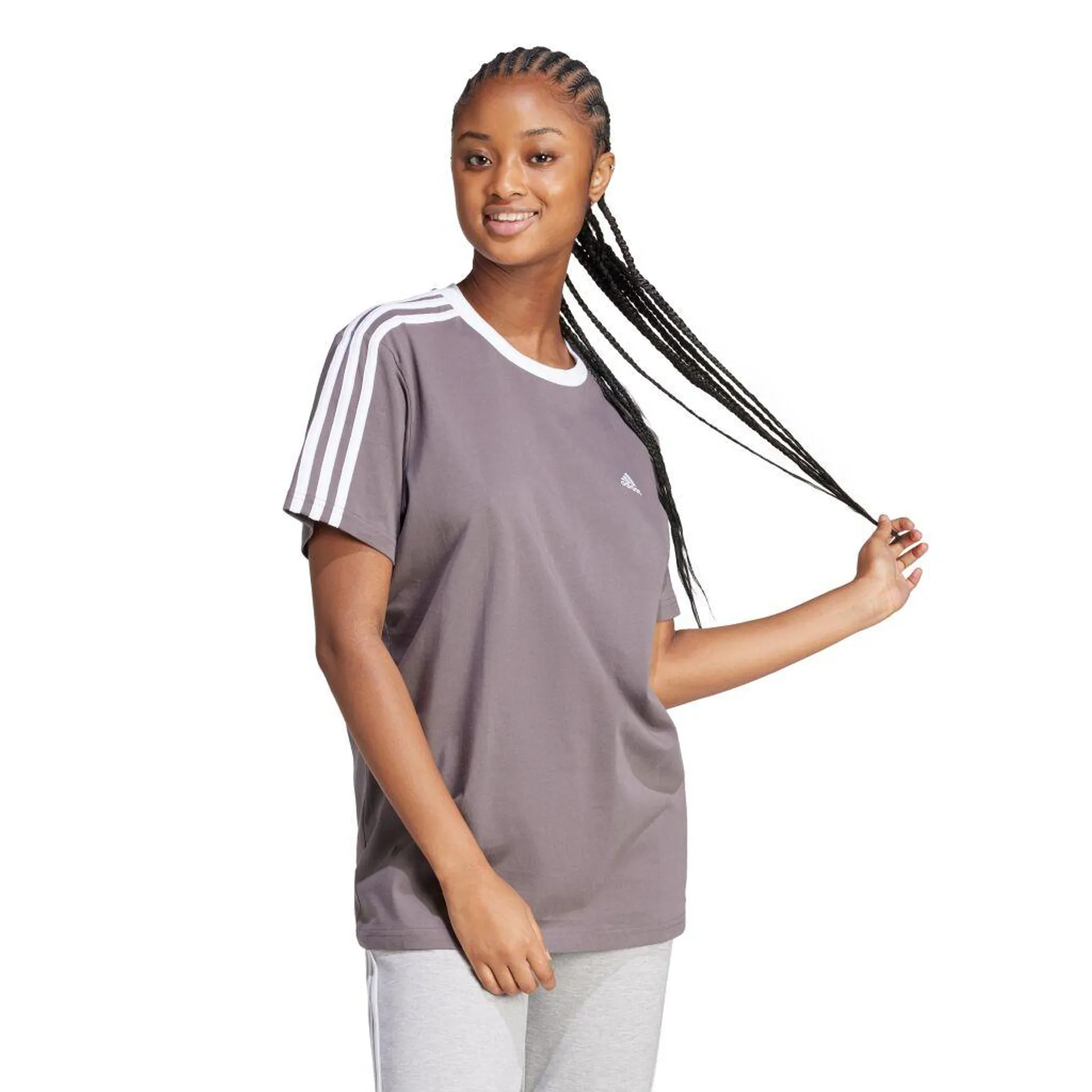 Essentials 3-Stripes T-Shirt W - naisten t-paita