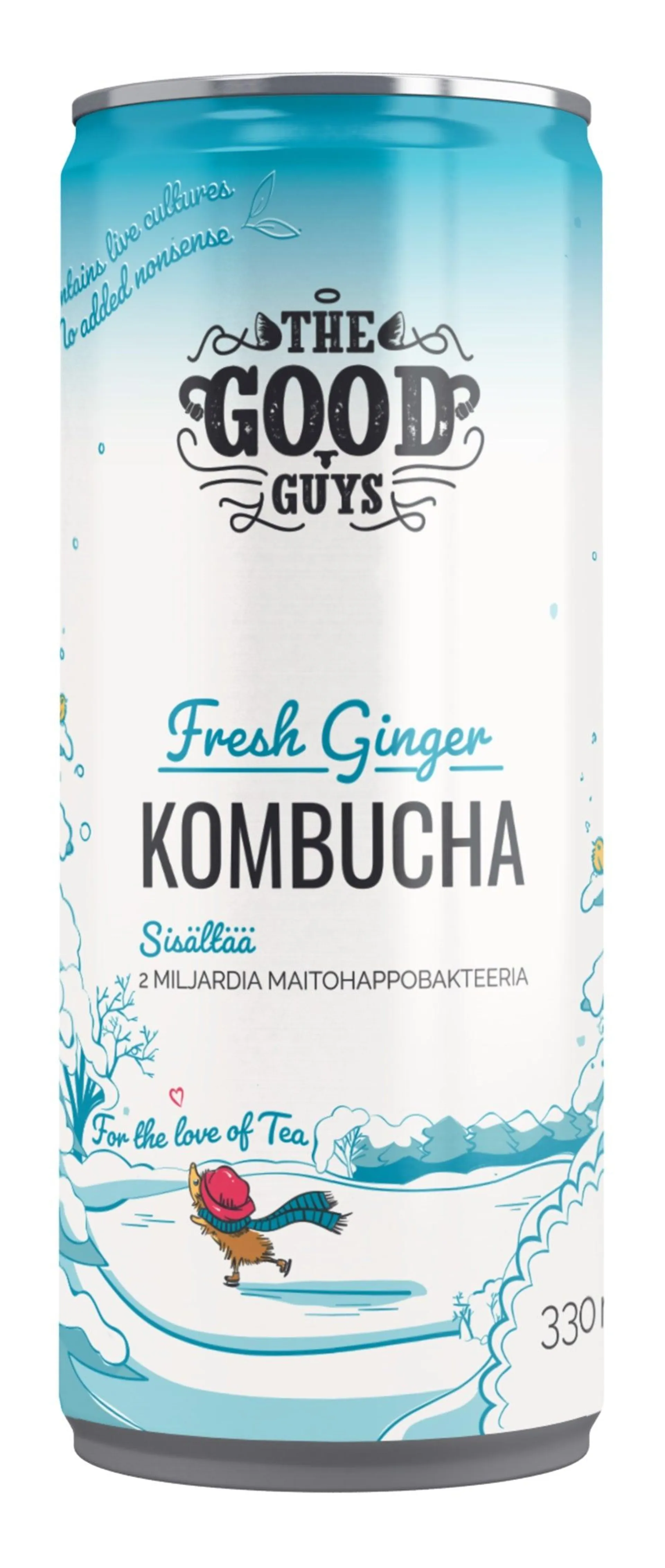 Fresh Ginger Kombucha 330 ml