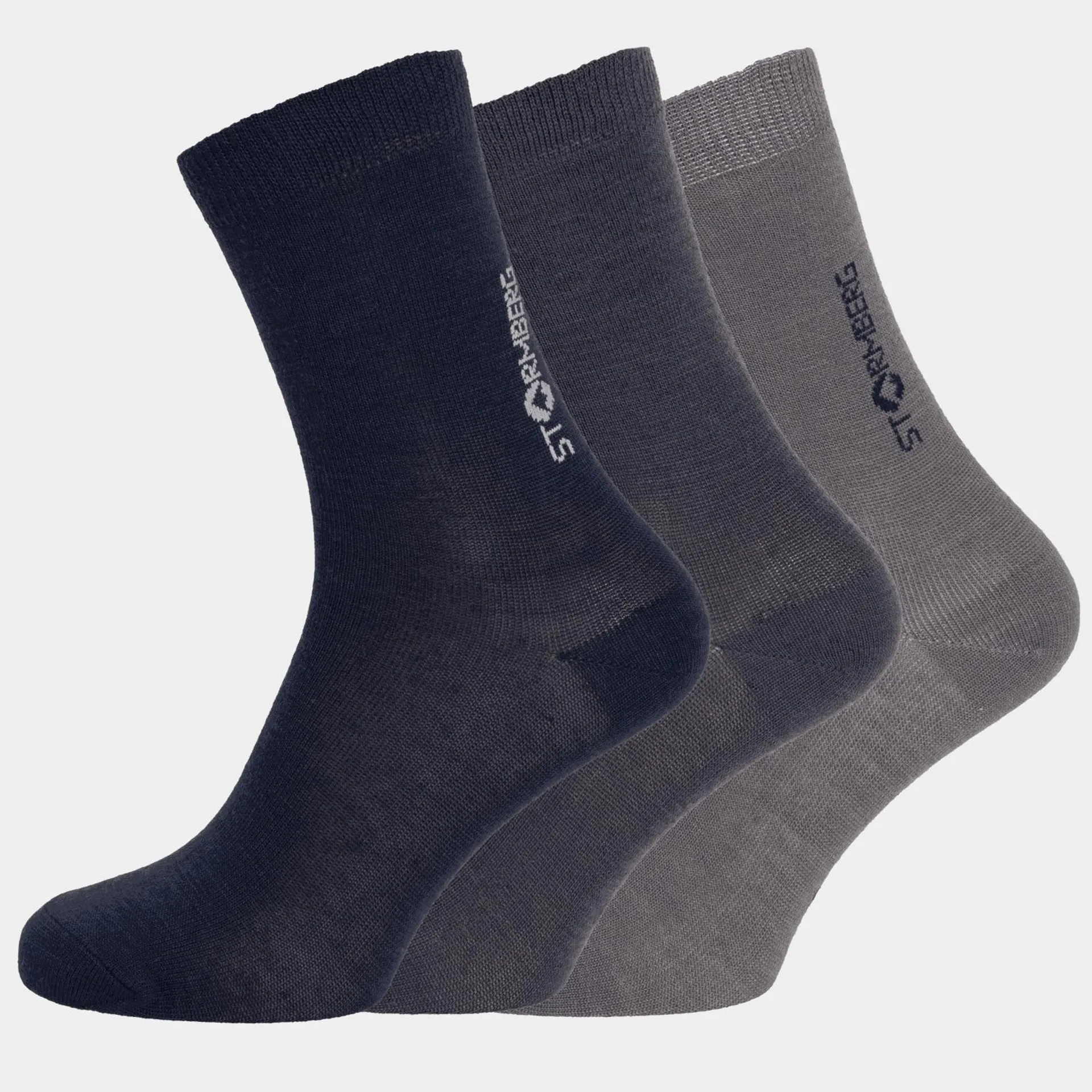 Tue 3-pk Wool Sock, villasukat, nuoret