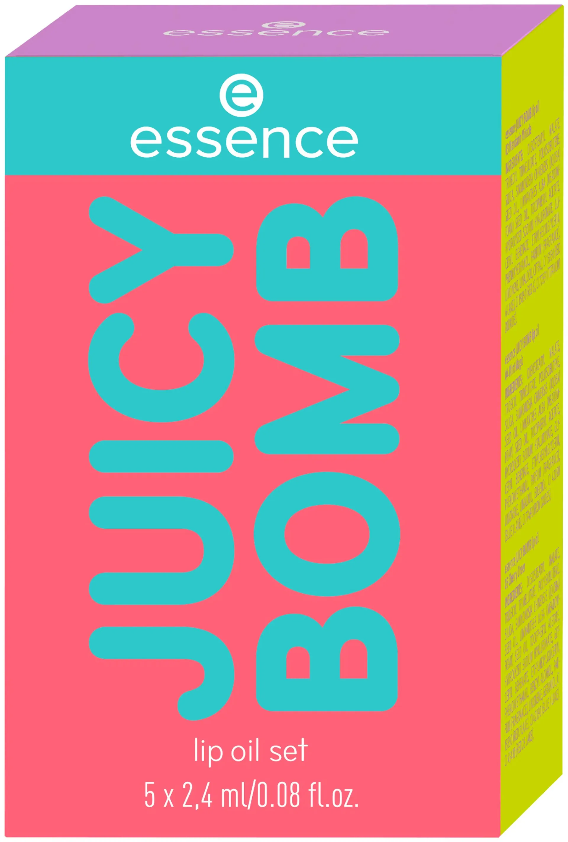 essence JUICY BOMB lip oil set 01 Glossy days ahead! 1 st