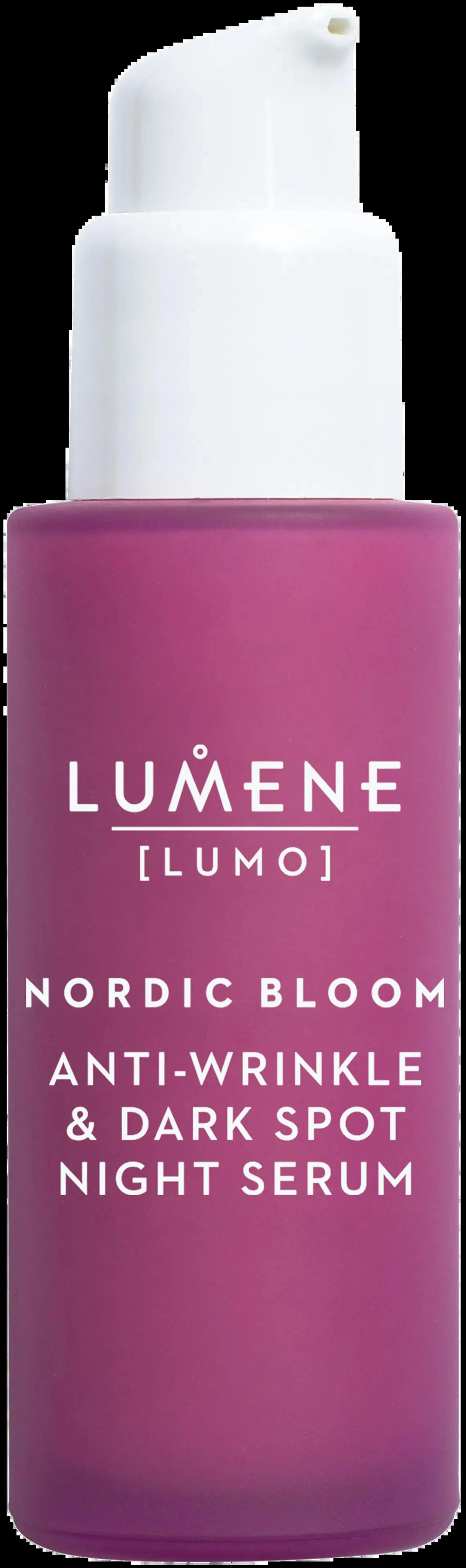 Lumene LUMO Silottava & pigmenttiläiskiä häivyttävä yöseerumi 30 ml