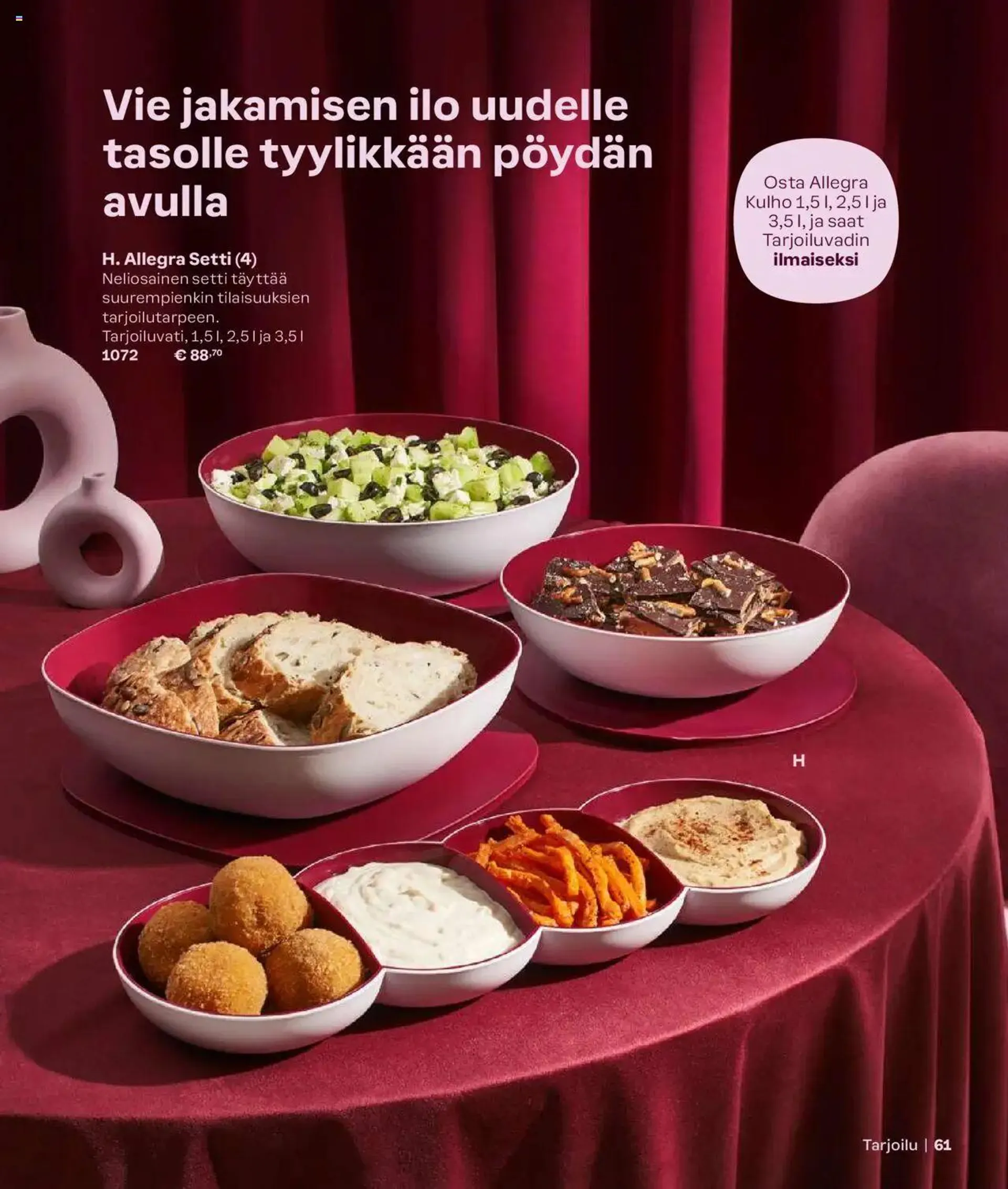 Tupperware tarjoukset - Syksy/Talvi 2024/25 voimassa alkaen 1. syyskuuta - 31. tammikuuta 2025 - Tarjouslehti sivu 61