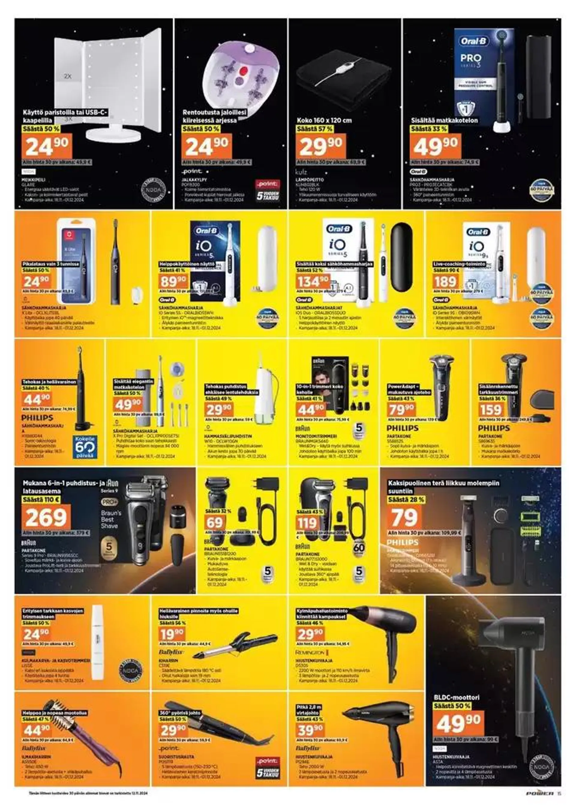Power tarjoukset voimassa alkaen 21. marraskuuta - 19. tammikuuta 2025 - Tarjouslehti sivu 8