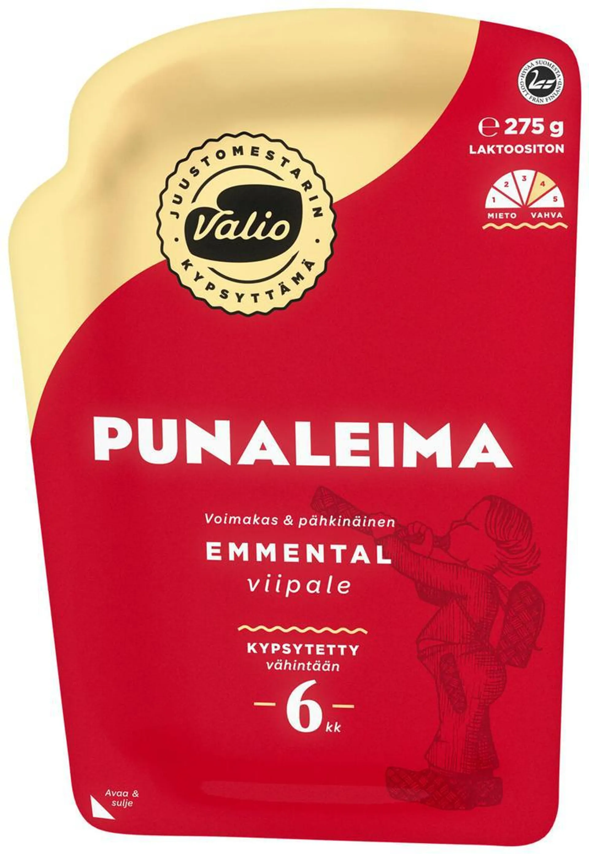 Valio Emmental punaleima e275 g viipale