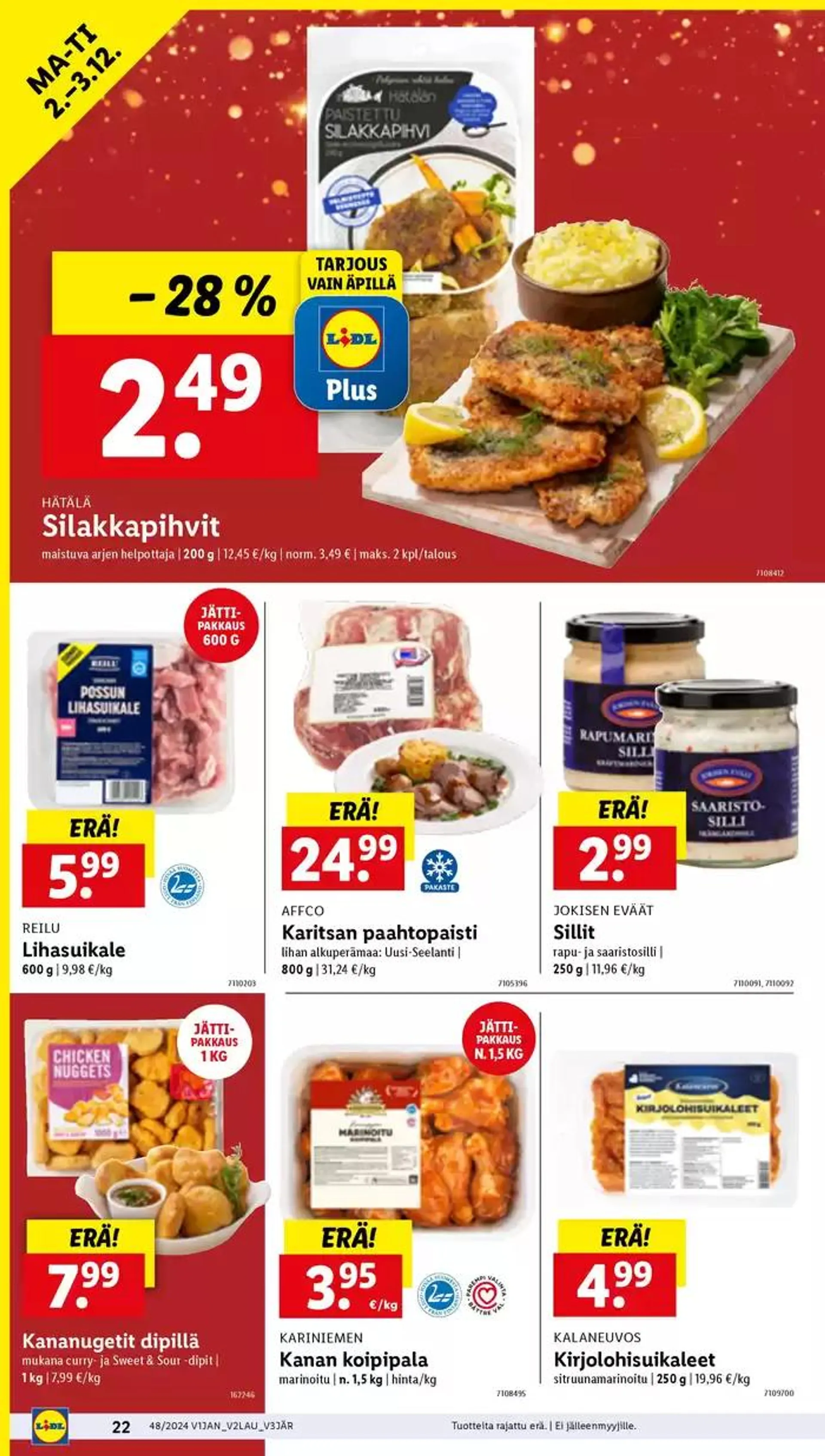 Lidl tarjoukset voimassa alkaen 25. marraskuuta - 3. joulukuuta 2024 - Tarjouslehti sivu 26