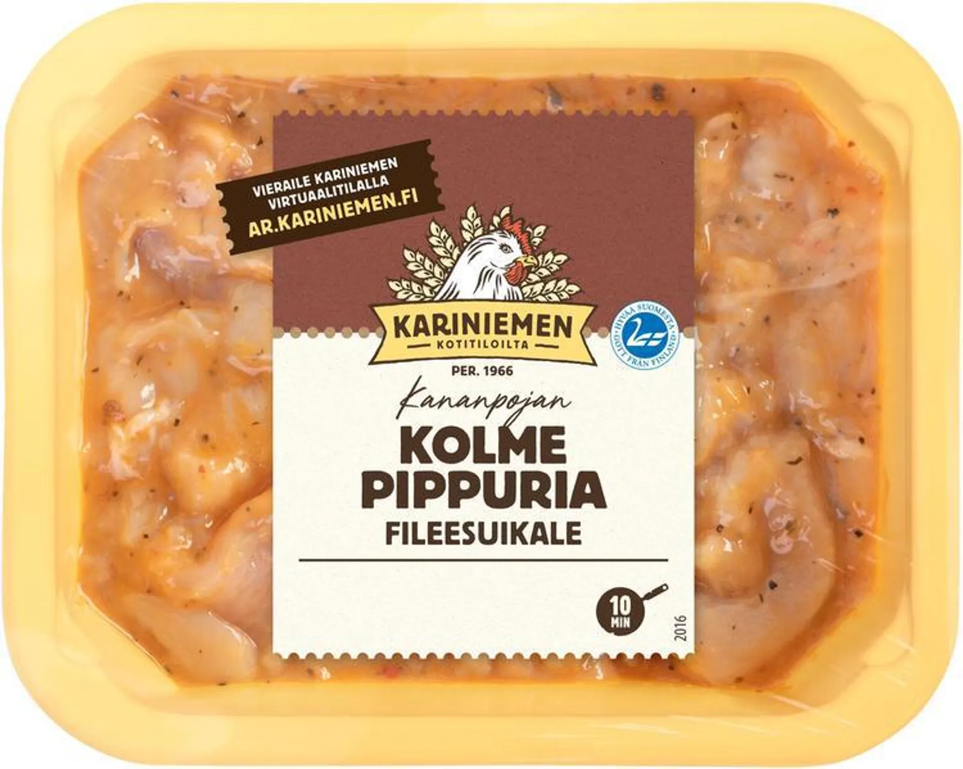 Kariniemen Kananpojan fileesuikale Kolme pippuria 450 g