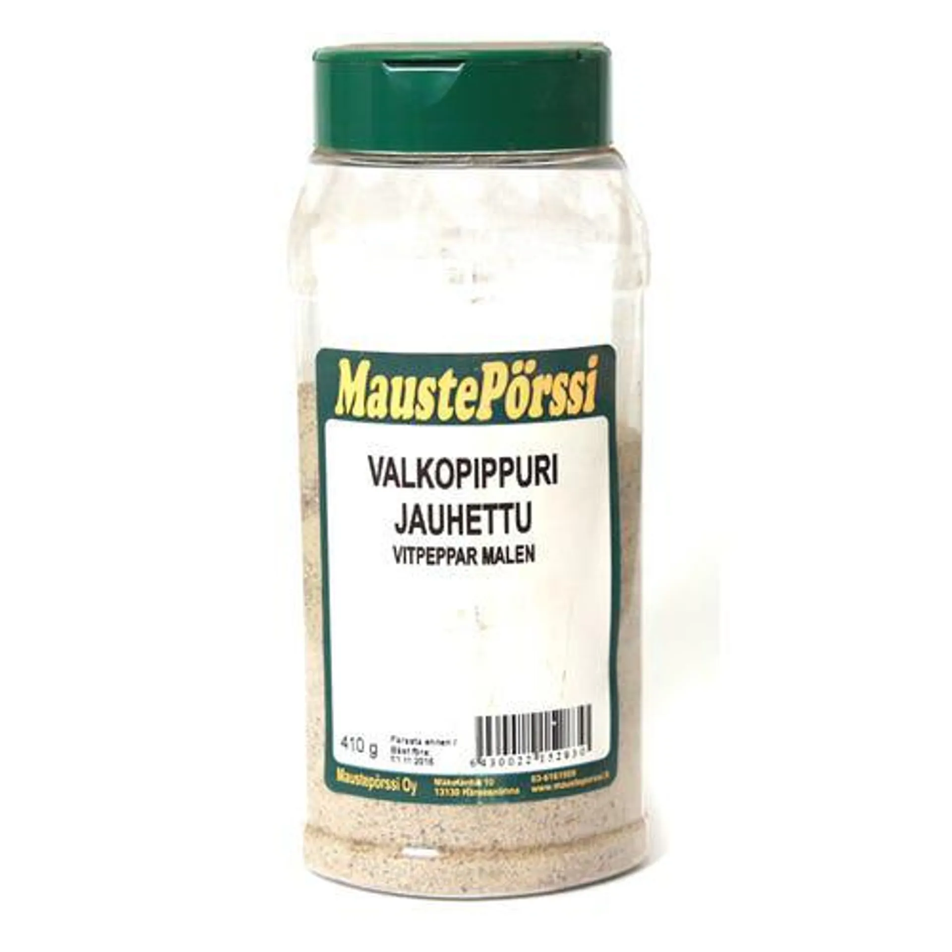 Maustepörssi valkopippurijauhe 410g