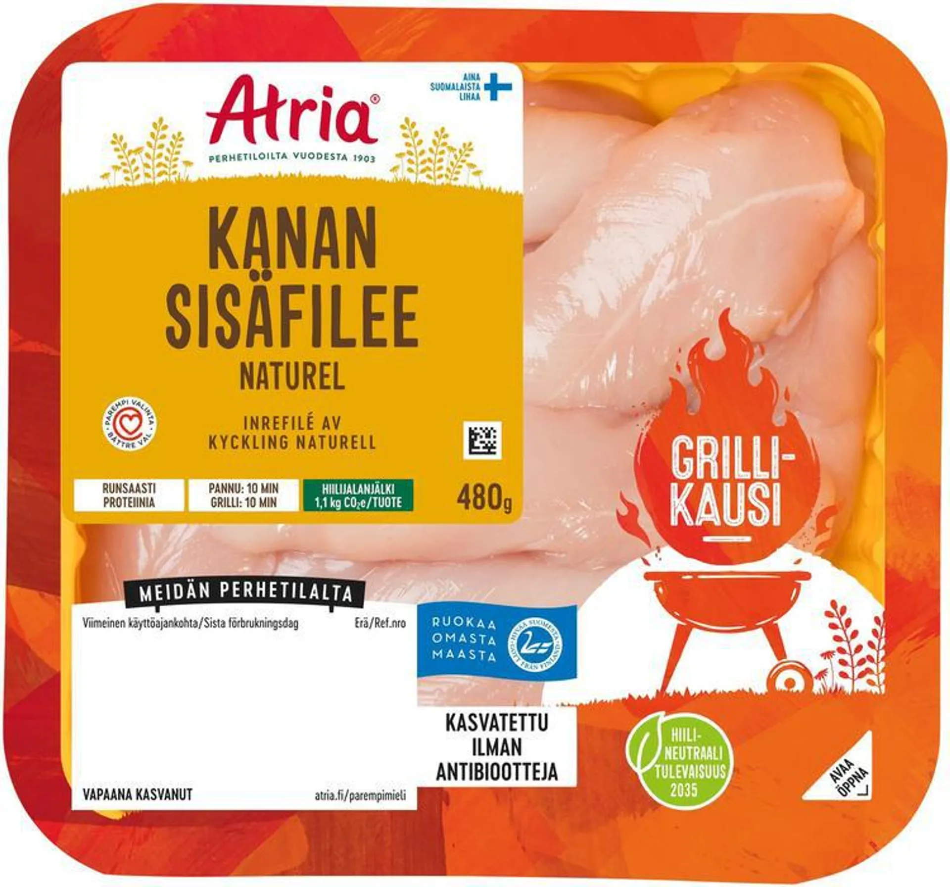 Atria Kanan Sisäfilee Naturel 480g