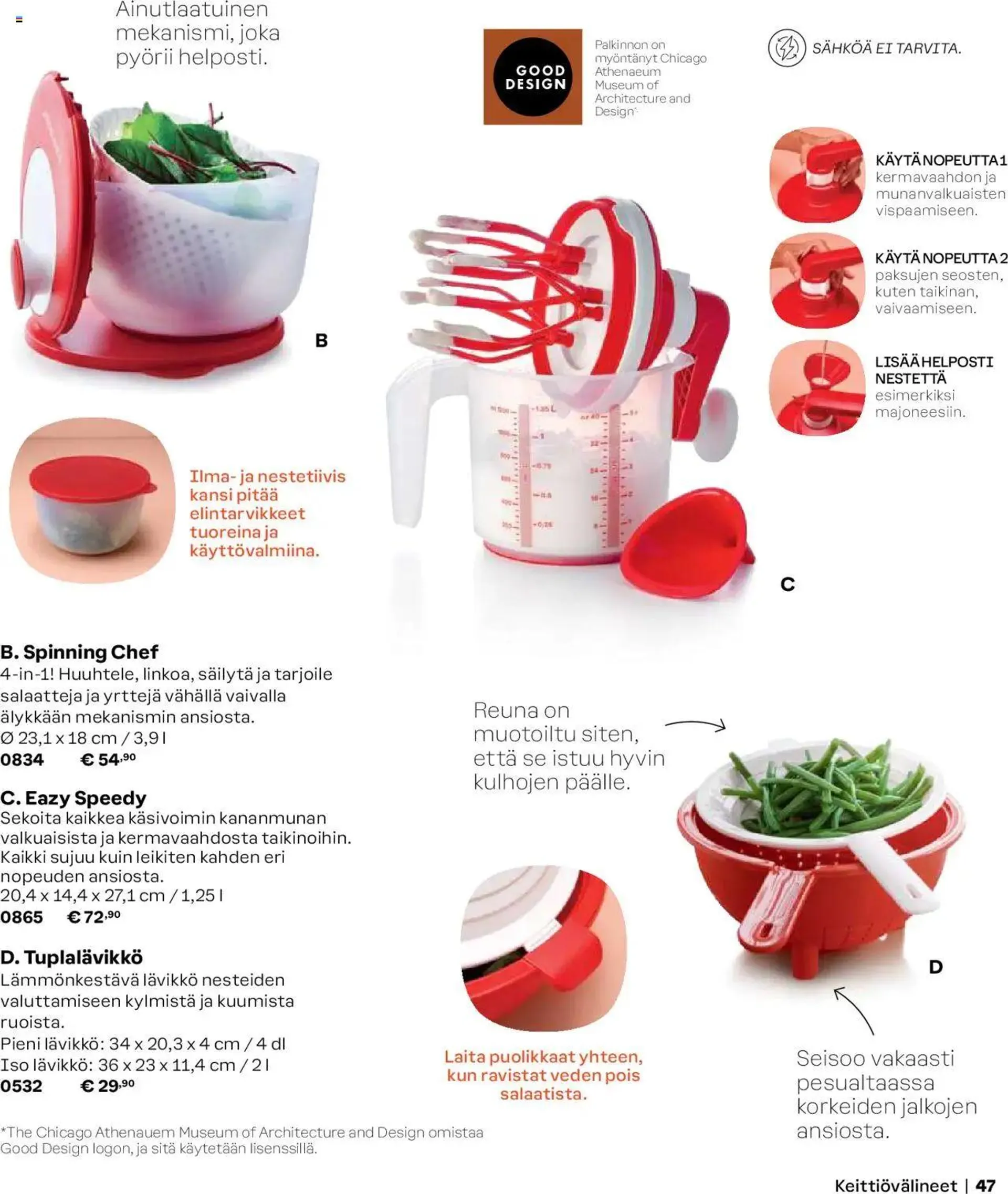 Tupperware tarjoukset - Syksy/Talvi 2024/25 voimassa alkaen 1. syyskuuta - 31. tammikuuta 2025 - Tarjouslehti sivu 47