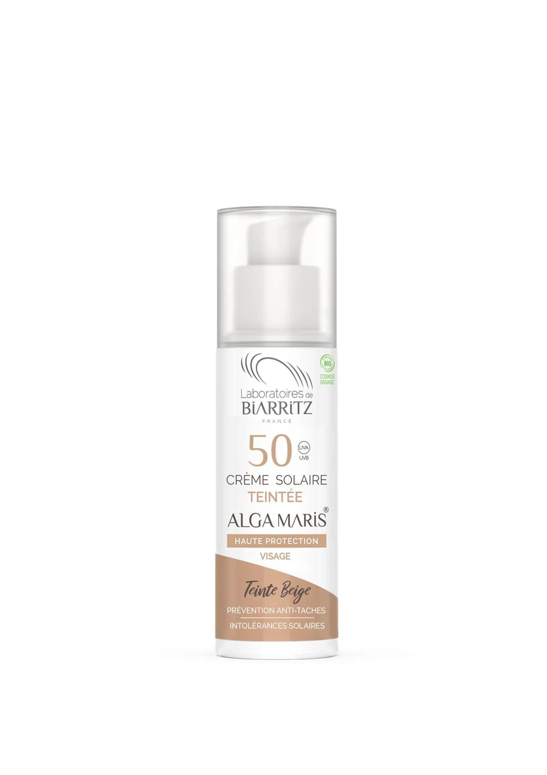 Sävyttävä aurinkovoide kasvoille SPF50 Beige, 50 ml