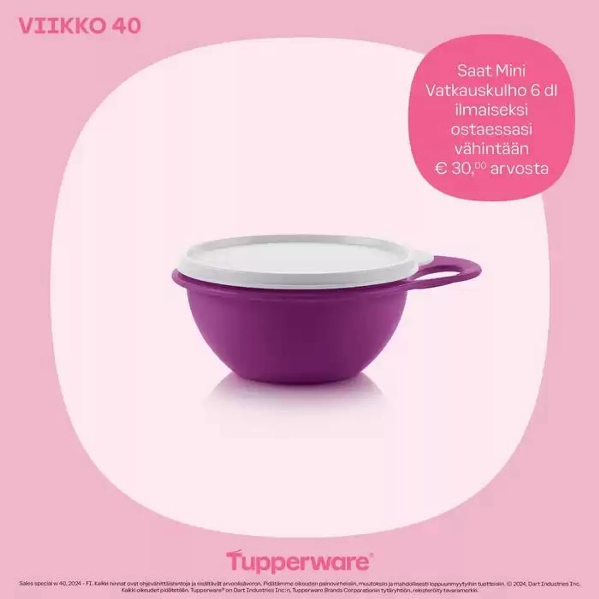 Tupperware tarjoukset - 1