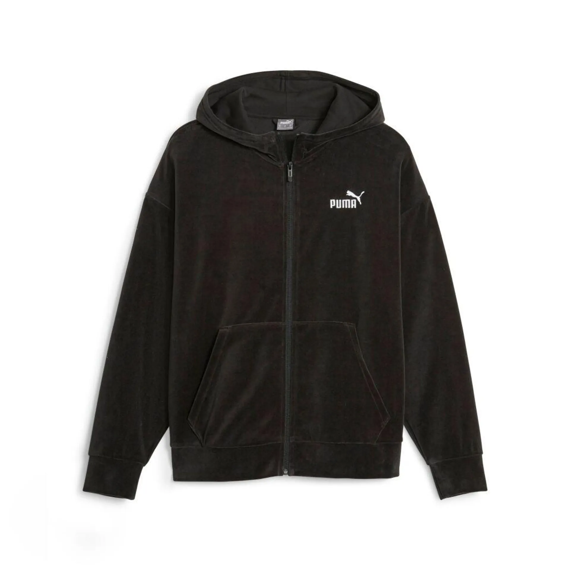 Ess Elevated Velour Fz Hoodie W