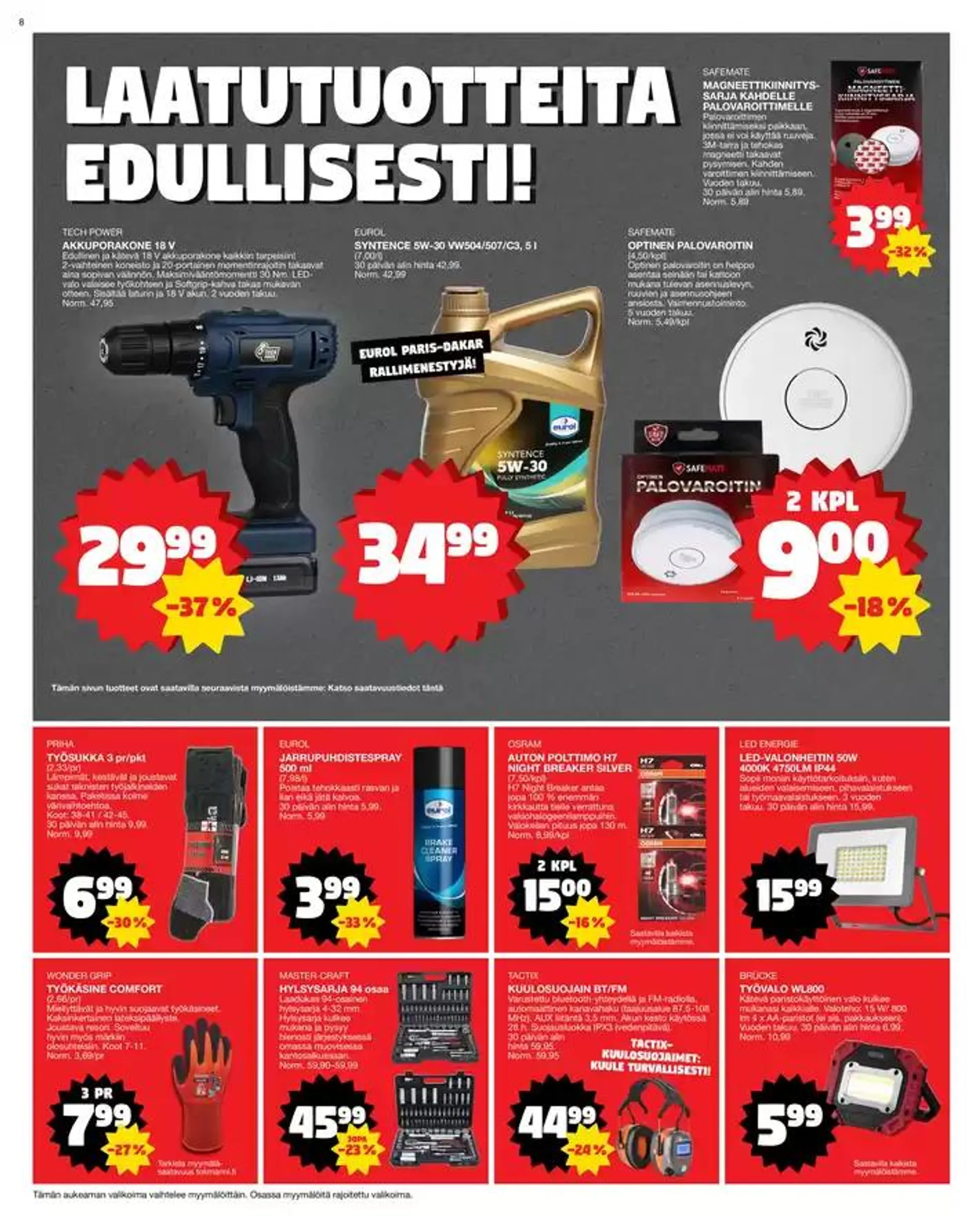Tarjoussanomat voimassa alkaen 14. lokakuuta - 28. lokakuuta 2024 - Tarjouslehti sivu 8