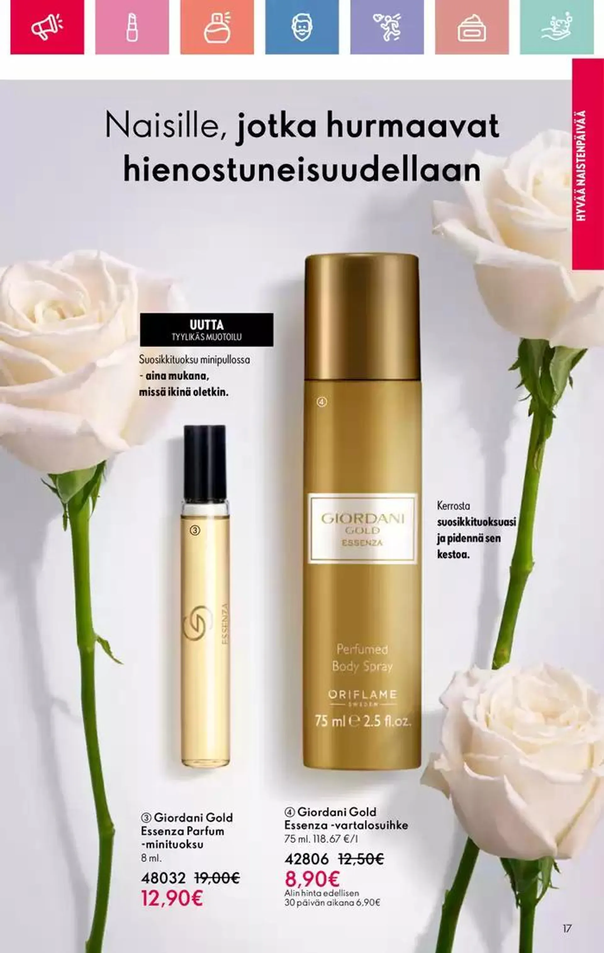 Oriflame tarjoukset voimassa alkaen 16. helmikuuta - 2. maaliskuuta 2025 - Tarjouslehti sivu 17