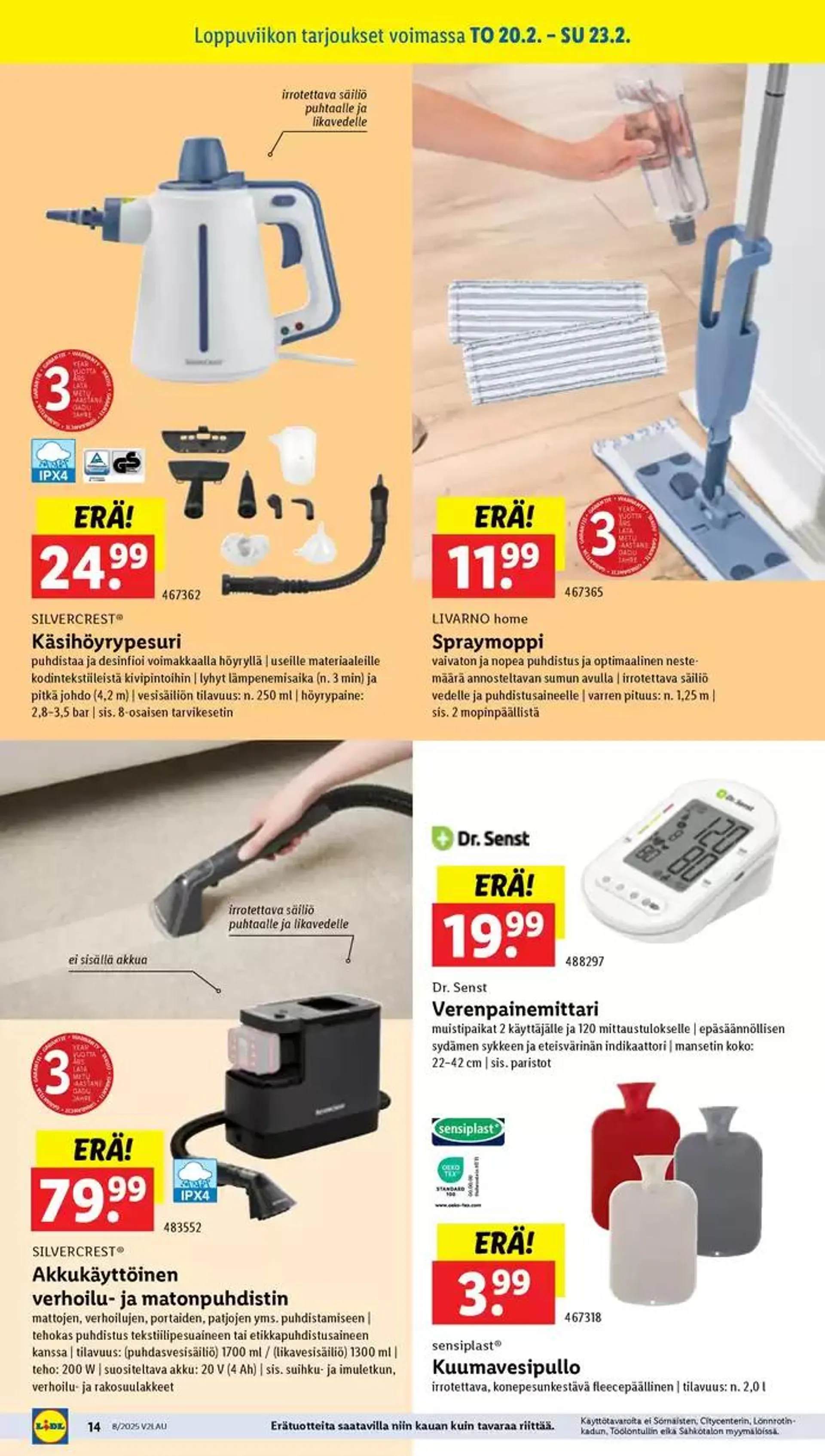 Lidl tarjoukset voimassa alkaen 17. helmikuuta - 26. helmikuuta 2025 - Tarjouslehti sivu 14