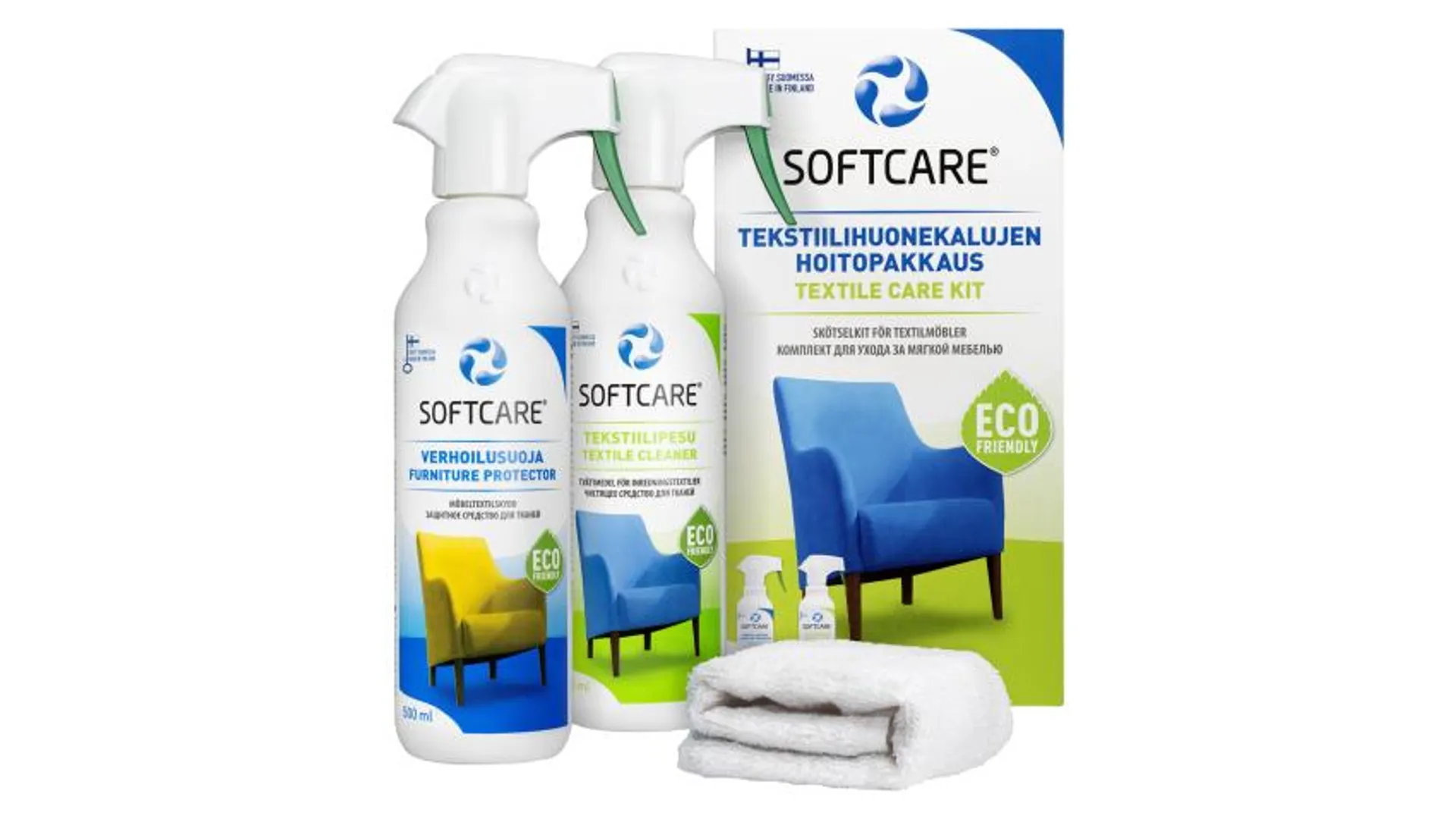 SOFTCARE tekstiilinhoitosetti