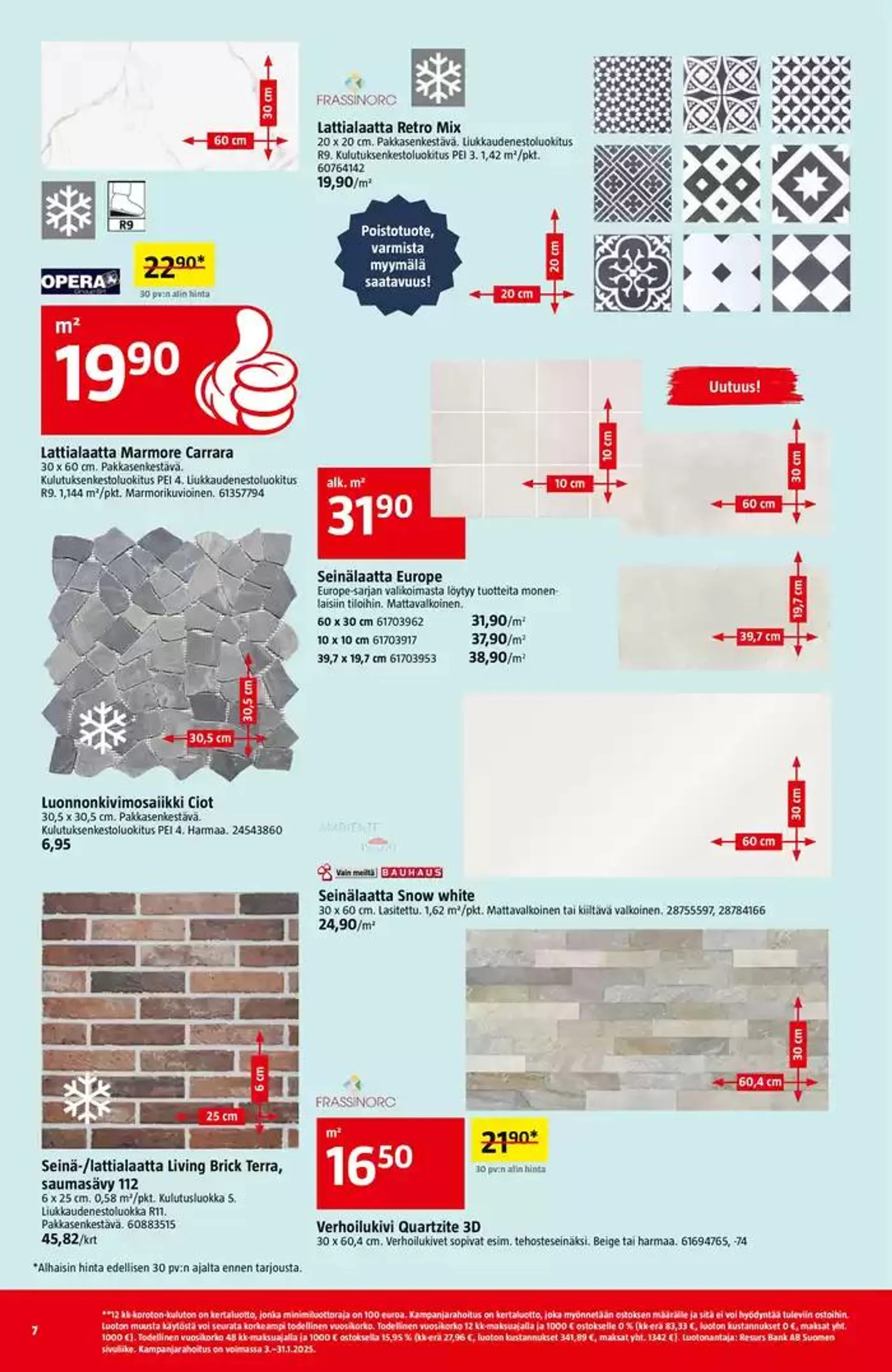 Pienten hintojen puolella voimassa alkaen 24. tammikuuta - 11. helmikuuta 2025 - Tarjouslehti sivu 7
