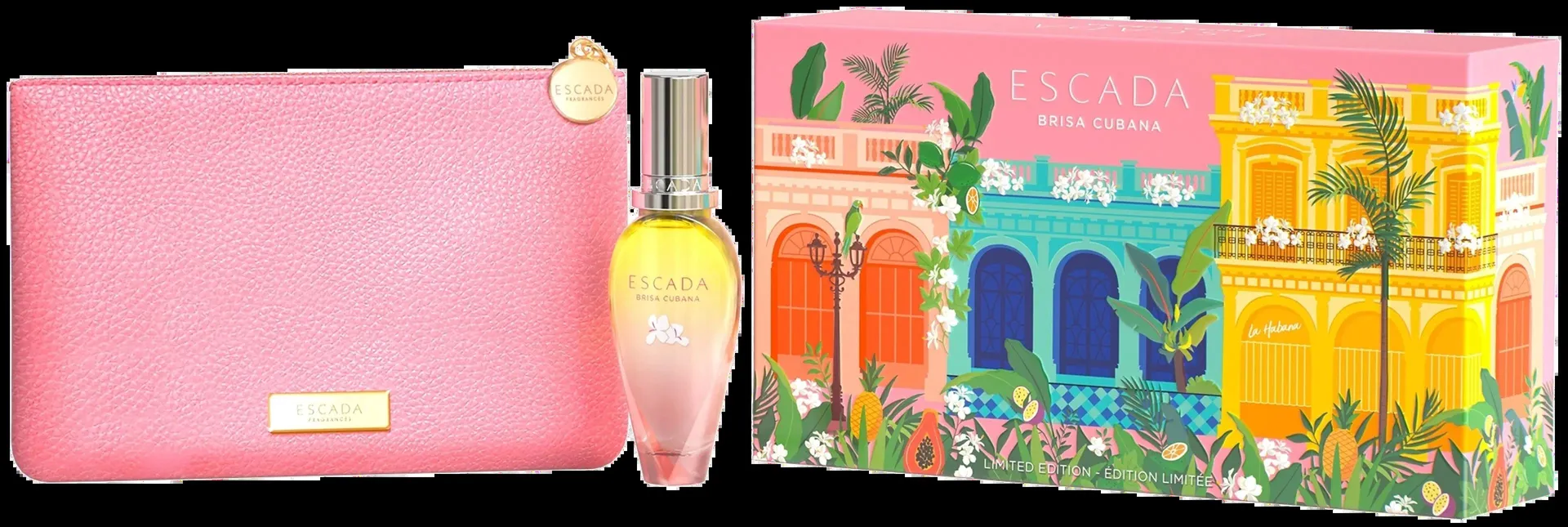 Escada Brisa Cubana EdT 30 ml + pussukka -lahjapakkaus