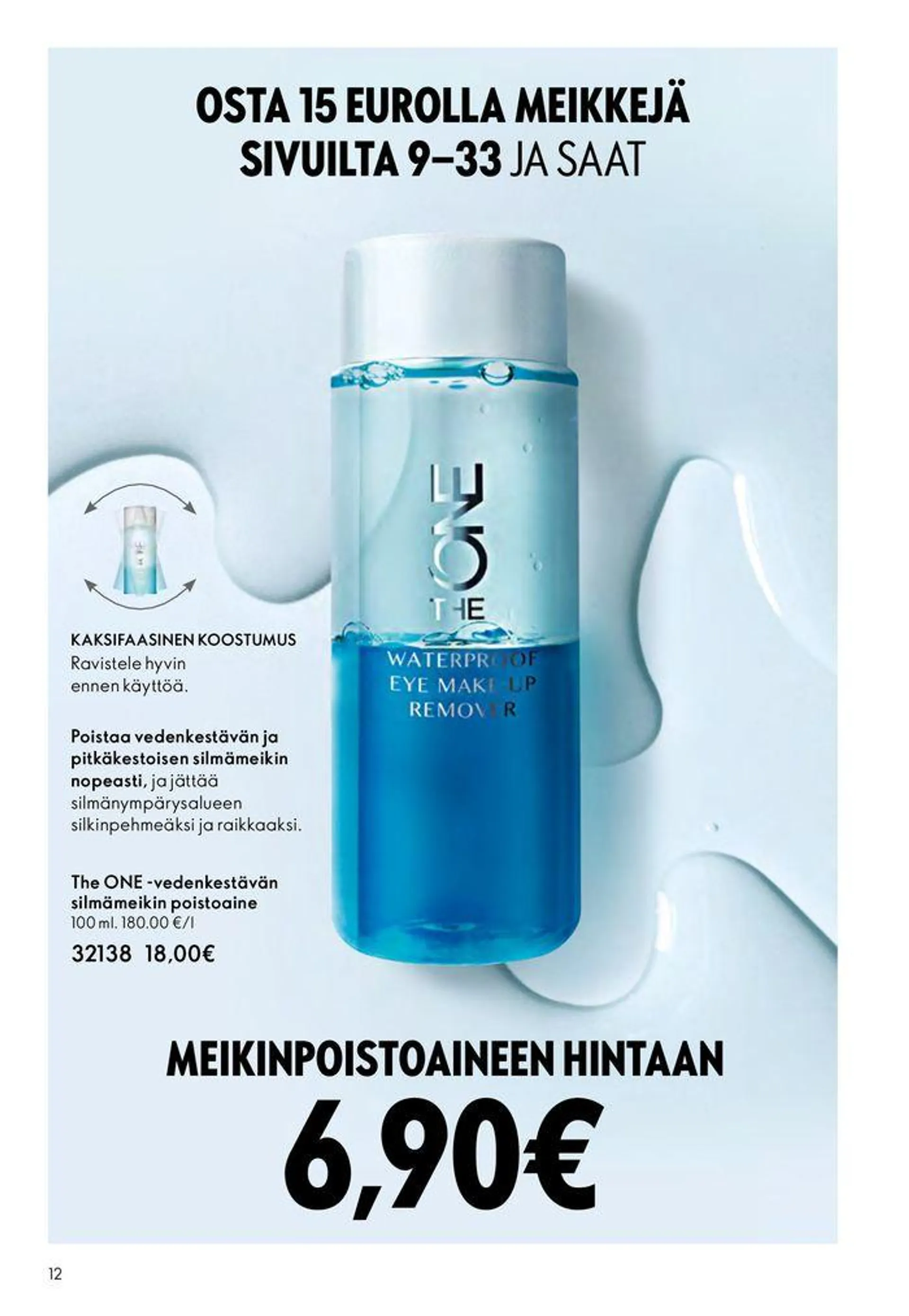 Oriflame tarjoukset voimassa alkaen 22. elokuuta - 5. syyskuuta 2024 - Tarjouslehti sivu 12