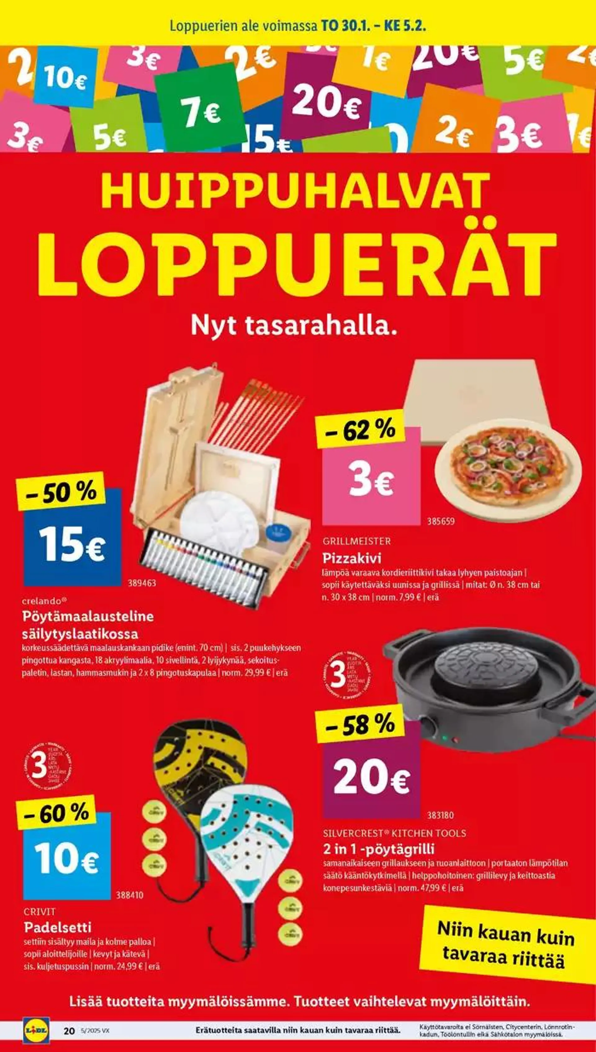 Lidl tarjoukset voimassa alkaen 27. tammikuuta - 5. helmikuuta 2025 - Tarjouslehti sivu 20