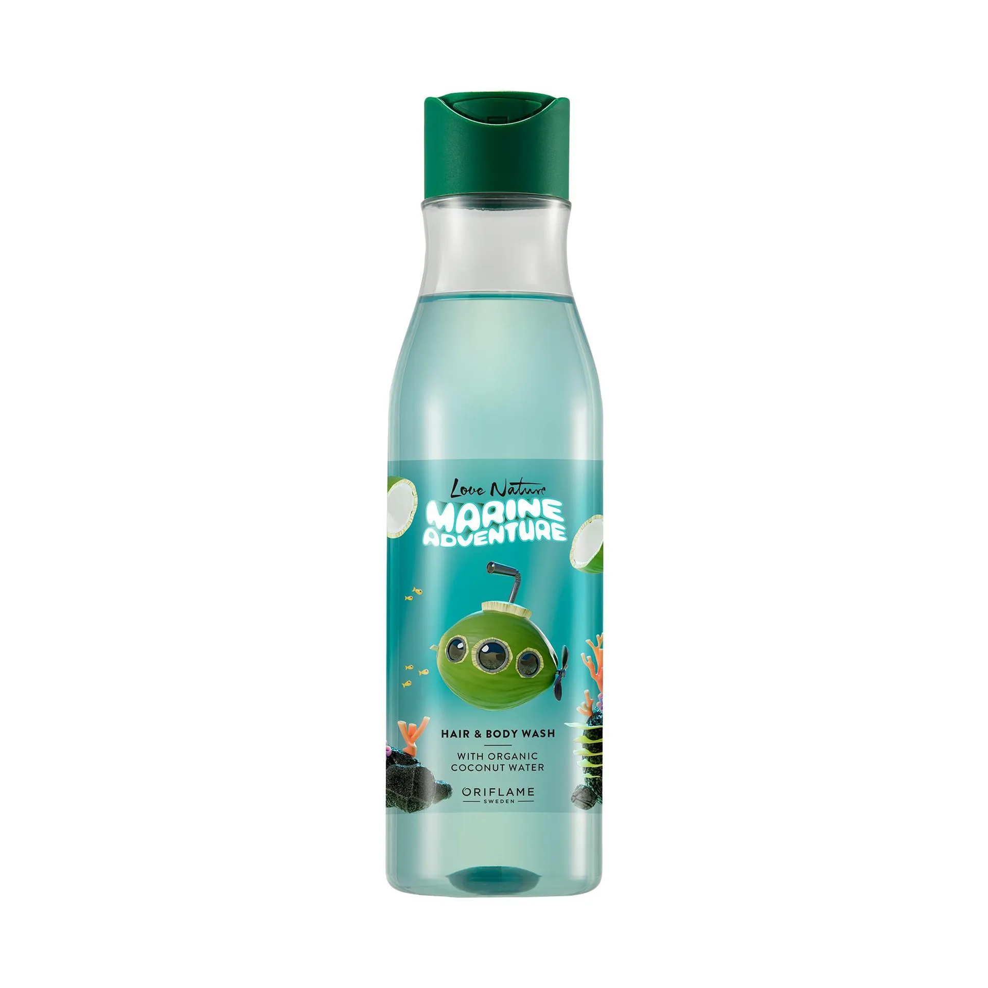 Love Nature Marine Adventure Organic Coconut Water -hius- ja vartalopesuneste