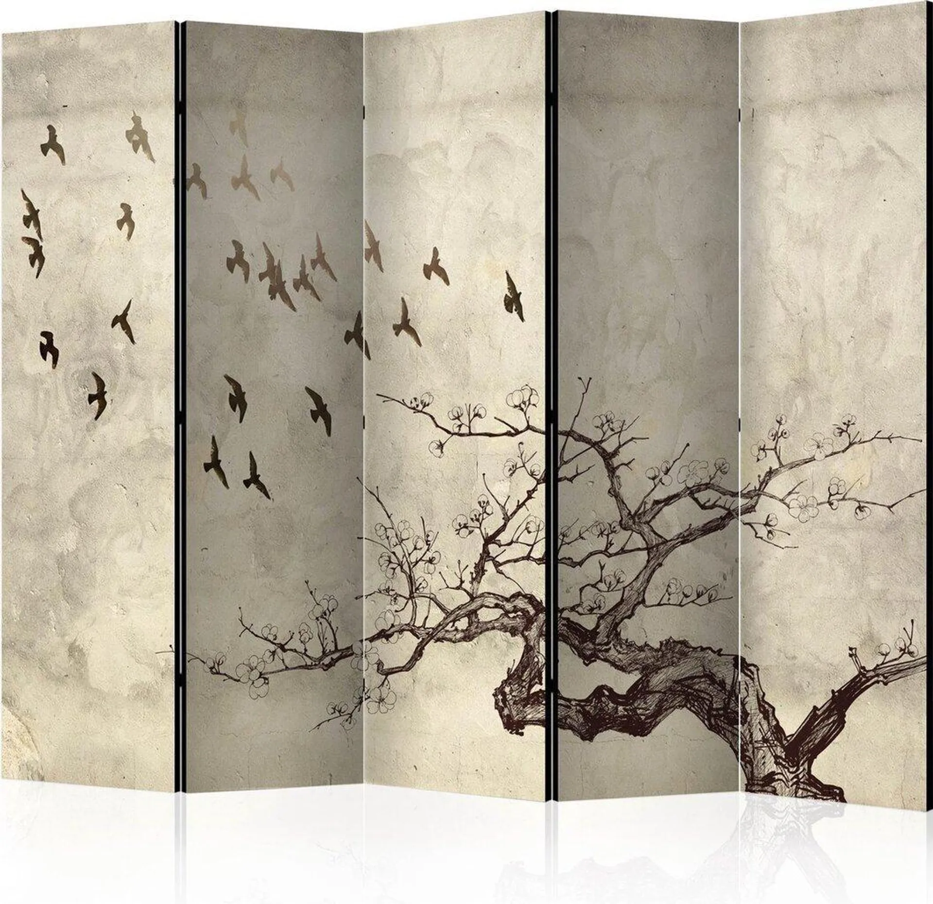 Sermi - Flock of birds II [Room Dividers], 225x172 cm