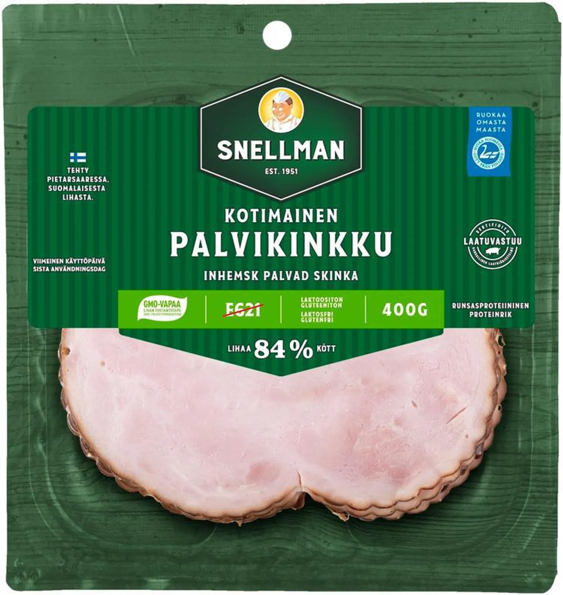 Snellman Kotimainen palvikinkku 400g