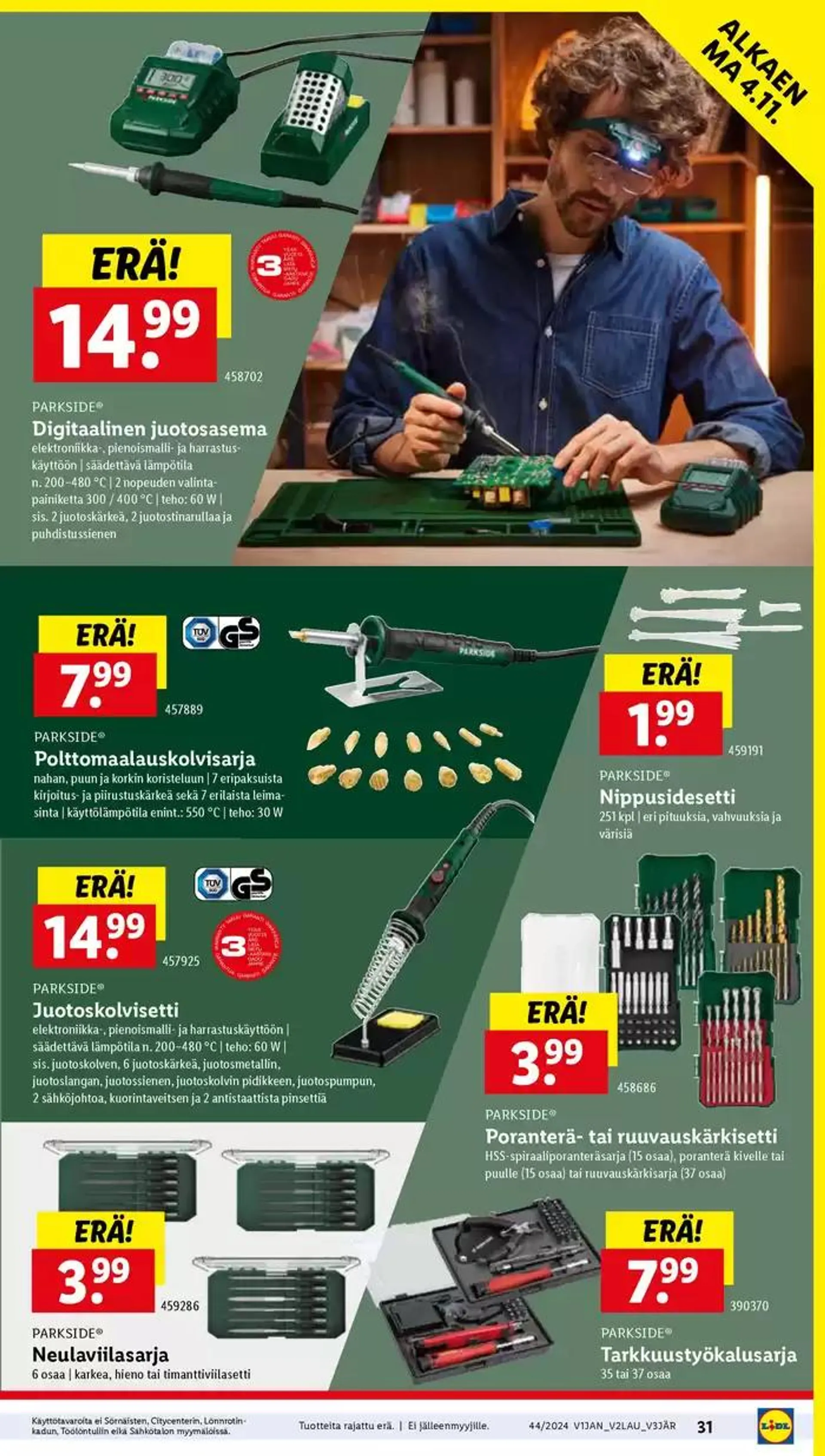 Parhaat diilimme sinulle voimassa alkaen 28. lokakuuta - 6. marraskuuta 2024 - Tarjouslehti sivu 33