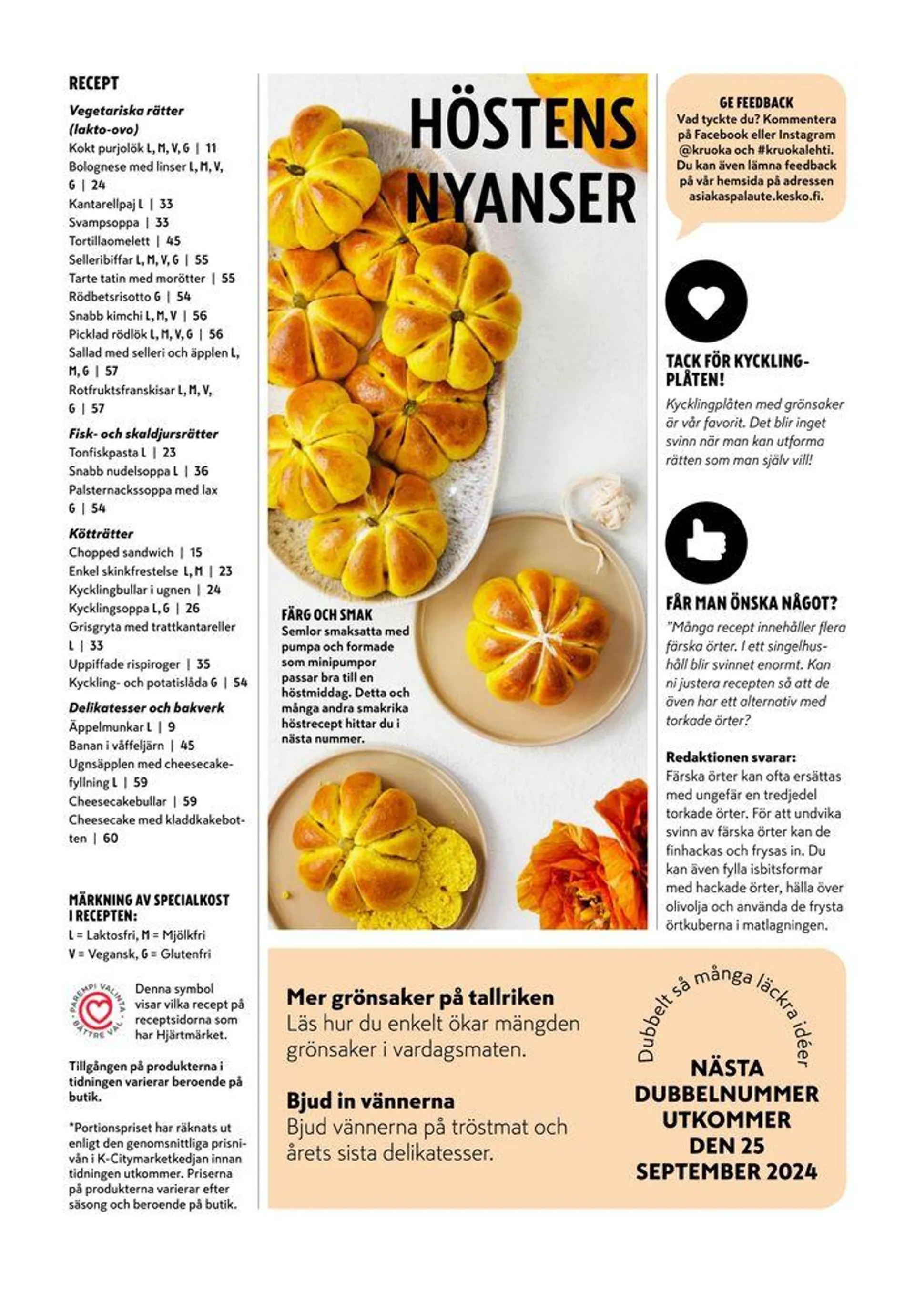 K-Mat 9/24 voimassa alkaen 18. syyskuuta - 2. lokakuuta 2024 - Tarjouslehti sivu 60