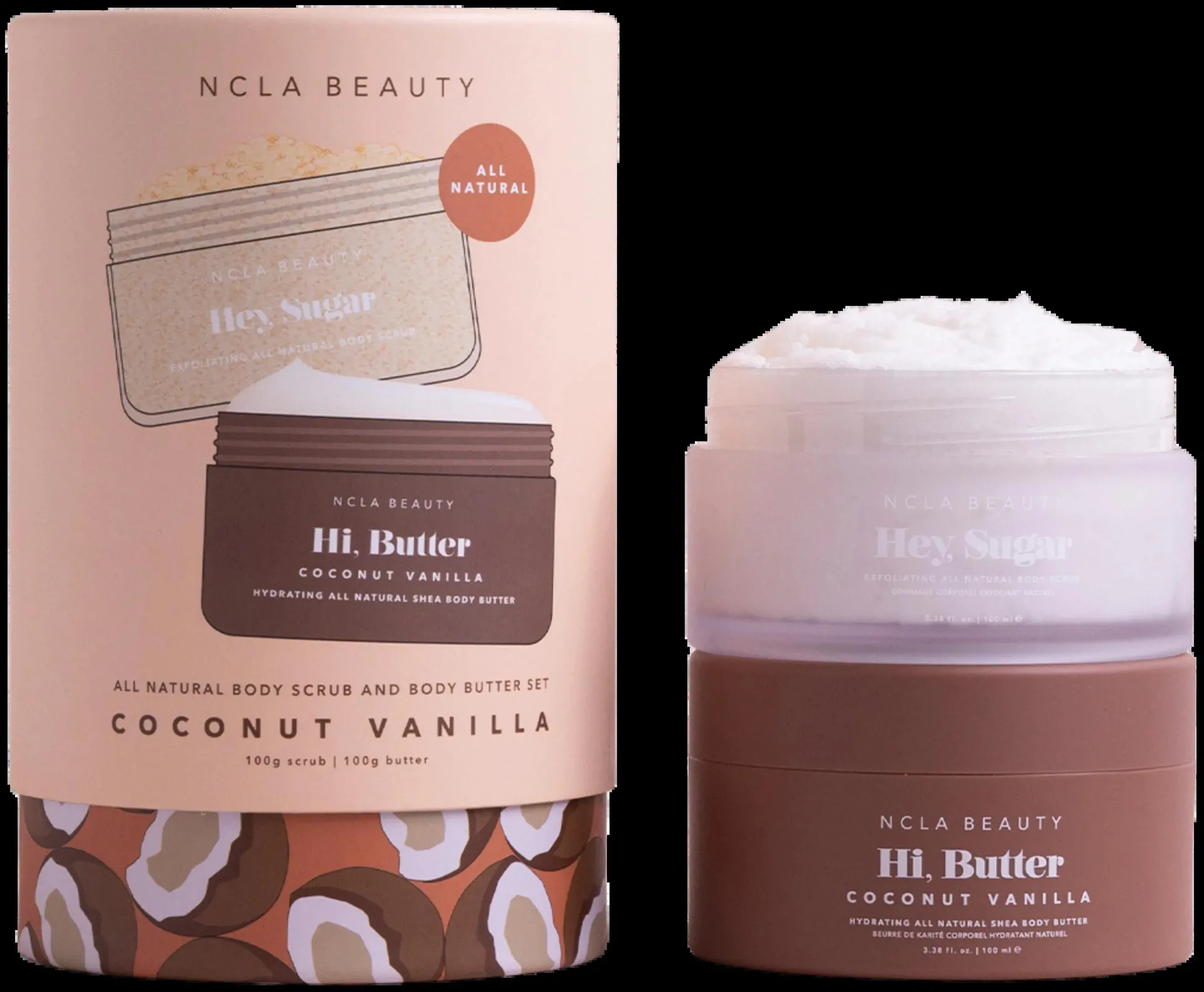 NCLA Beauty Coconut Vanilla Body Care Set vartalonhoitosetti