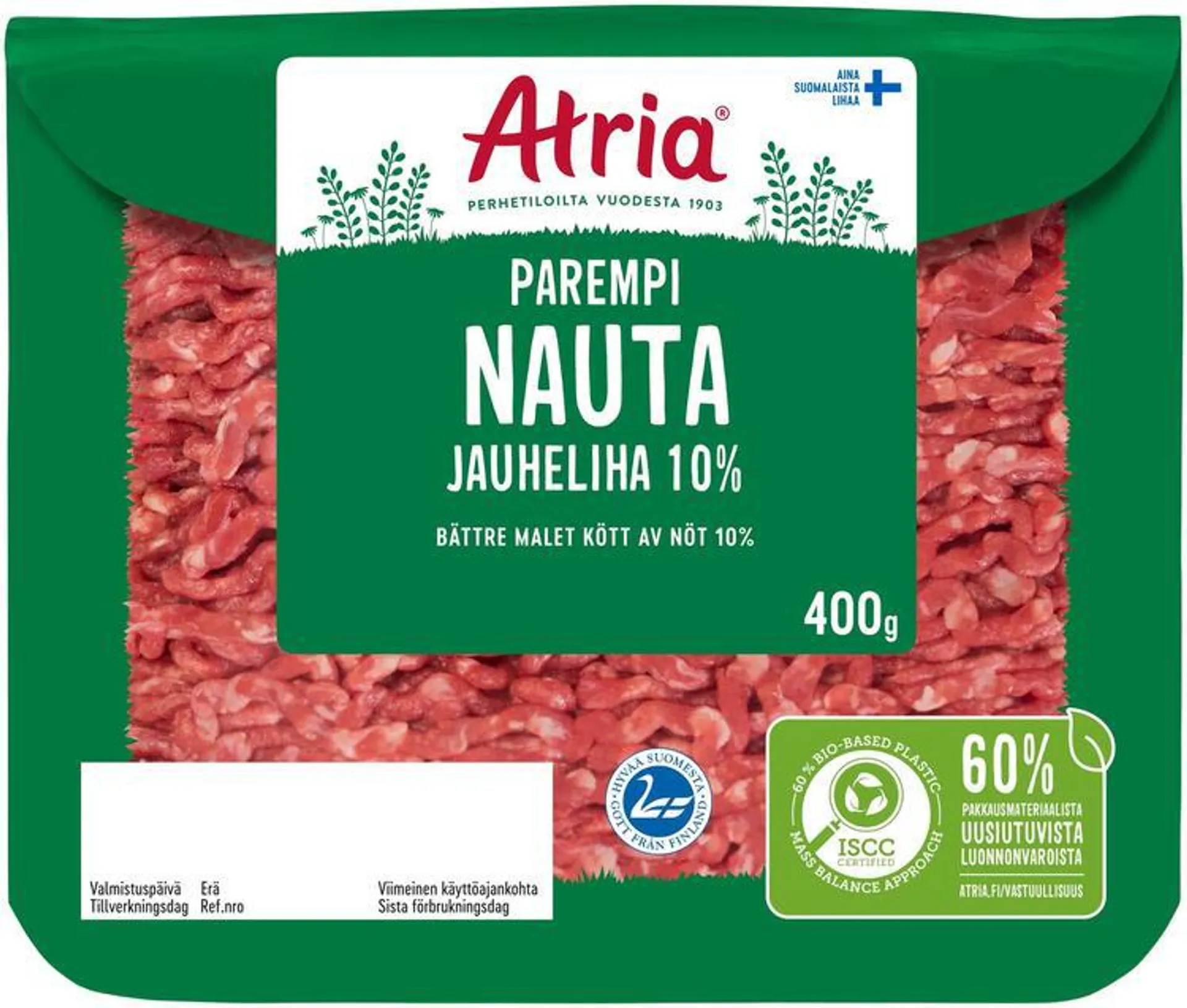 Atria Parempi Nauta Jauheliha 10% 400g