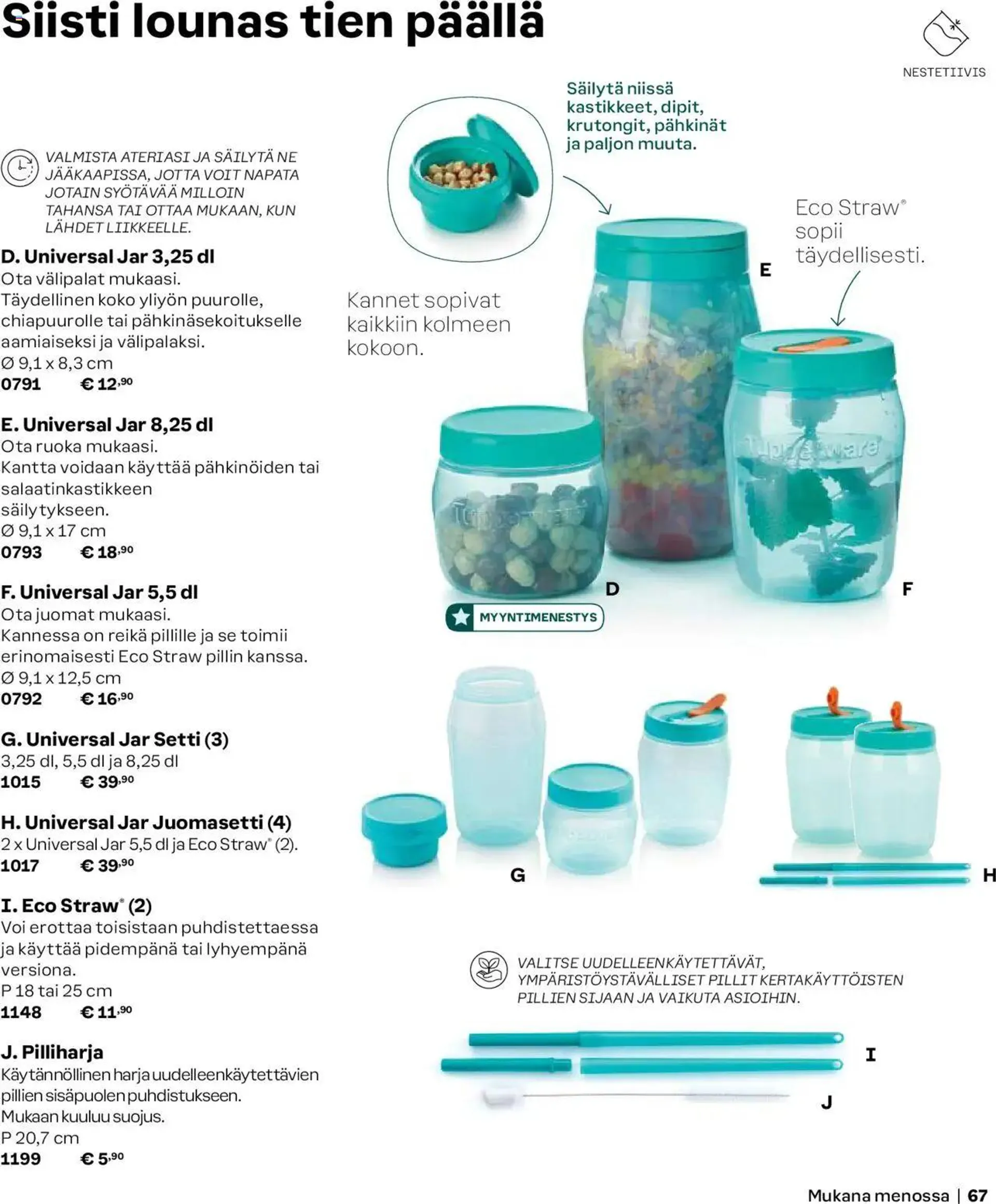 Tupperware tarjoukset - Syksy/Talvi 2024/25 voimassa alkaen 1. syyskuuta - 31. tammikuuta 2025 - Tarjouslehti sivu 67