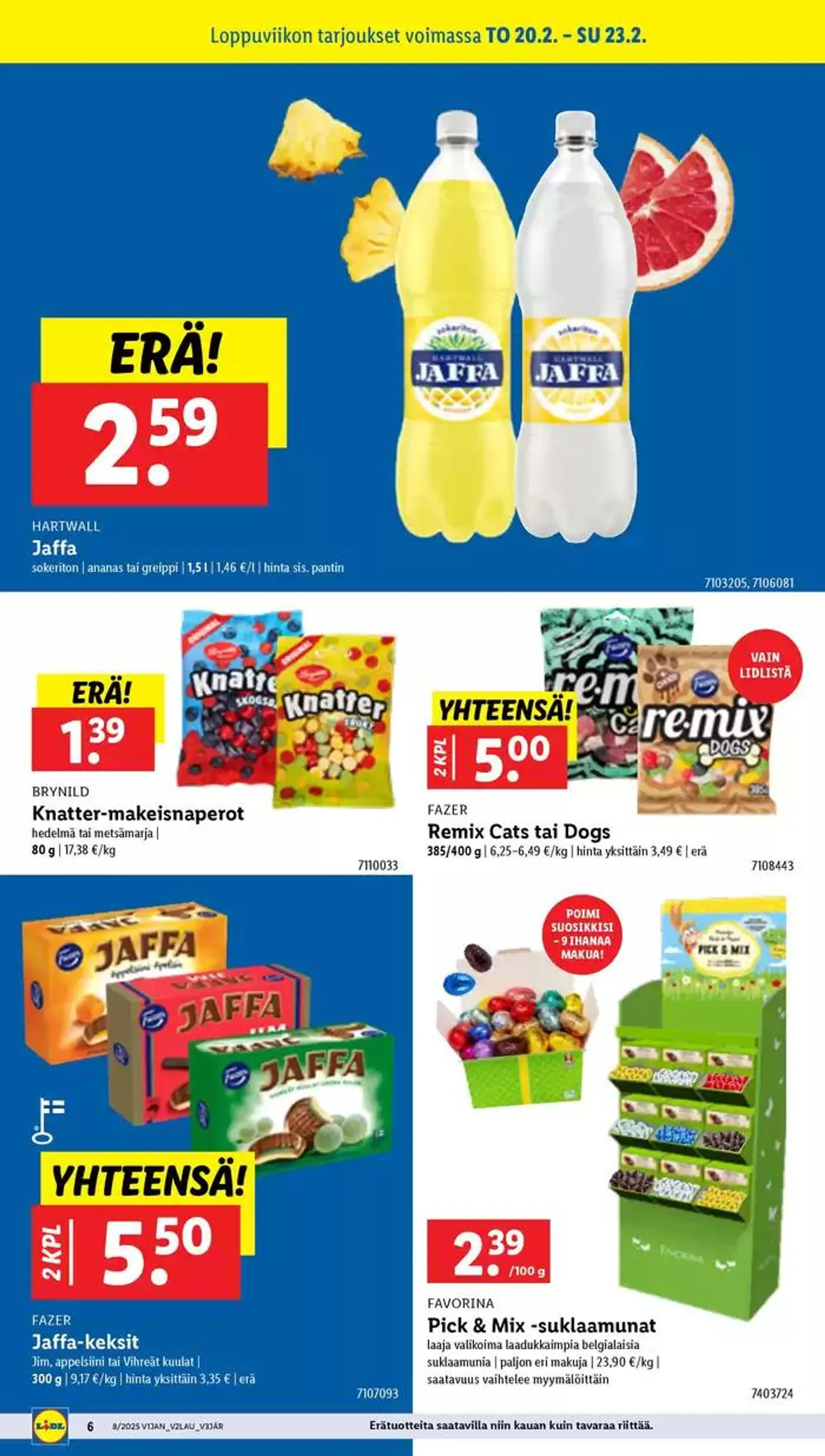 Lidl tarjoukset voimassa alkaen 17. helmikuuta - 26. helmikuuta 2025 - Tarjouslehti sivu 6