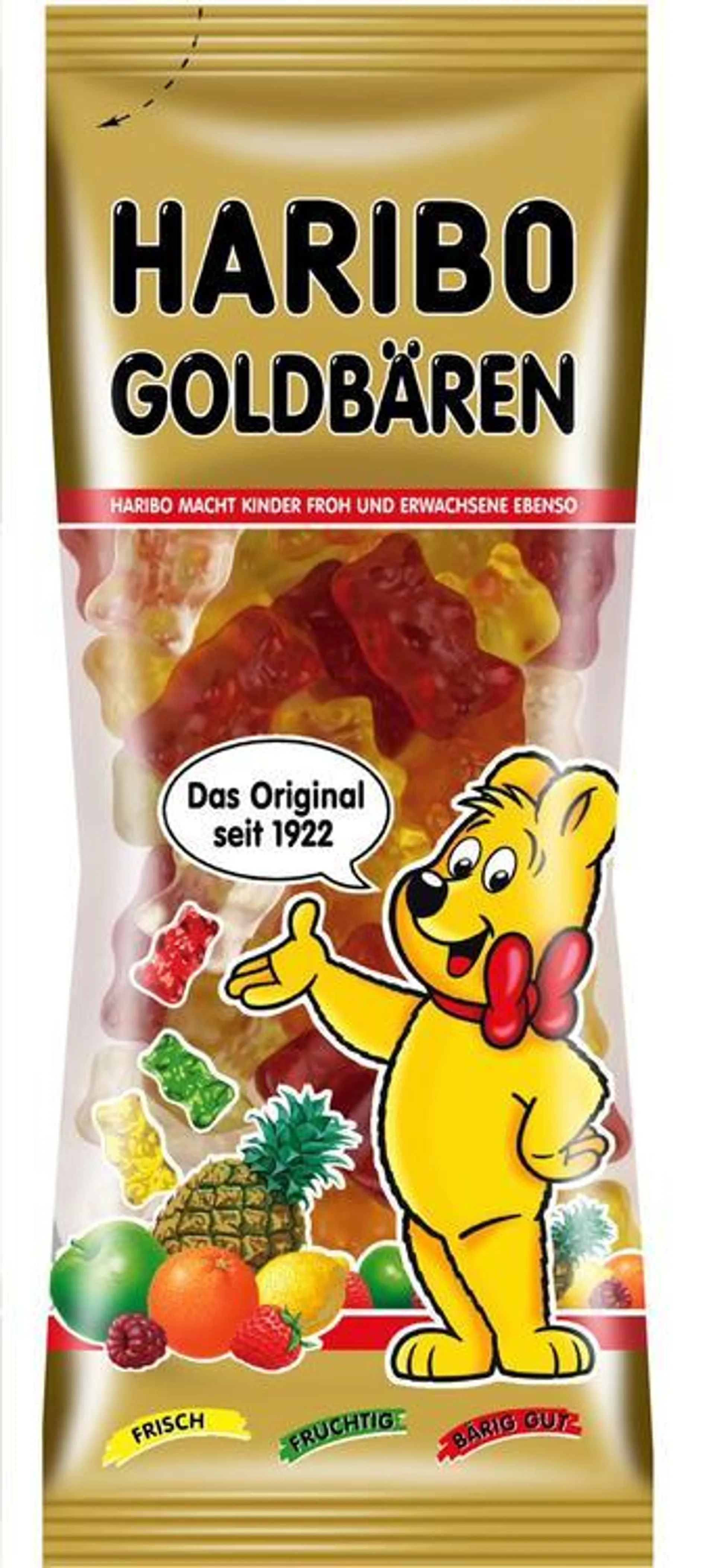 HARIBO Goldbears 75g hedelmäkarkkipussi