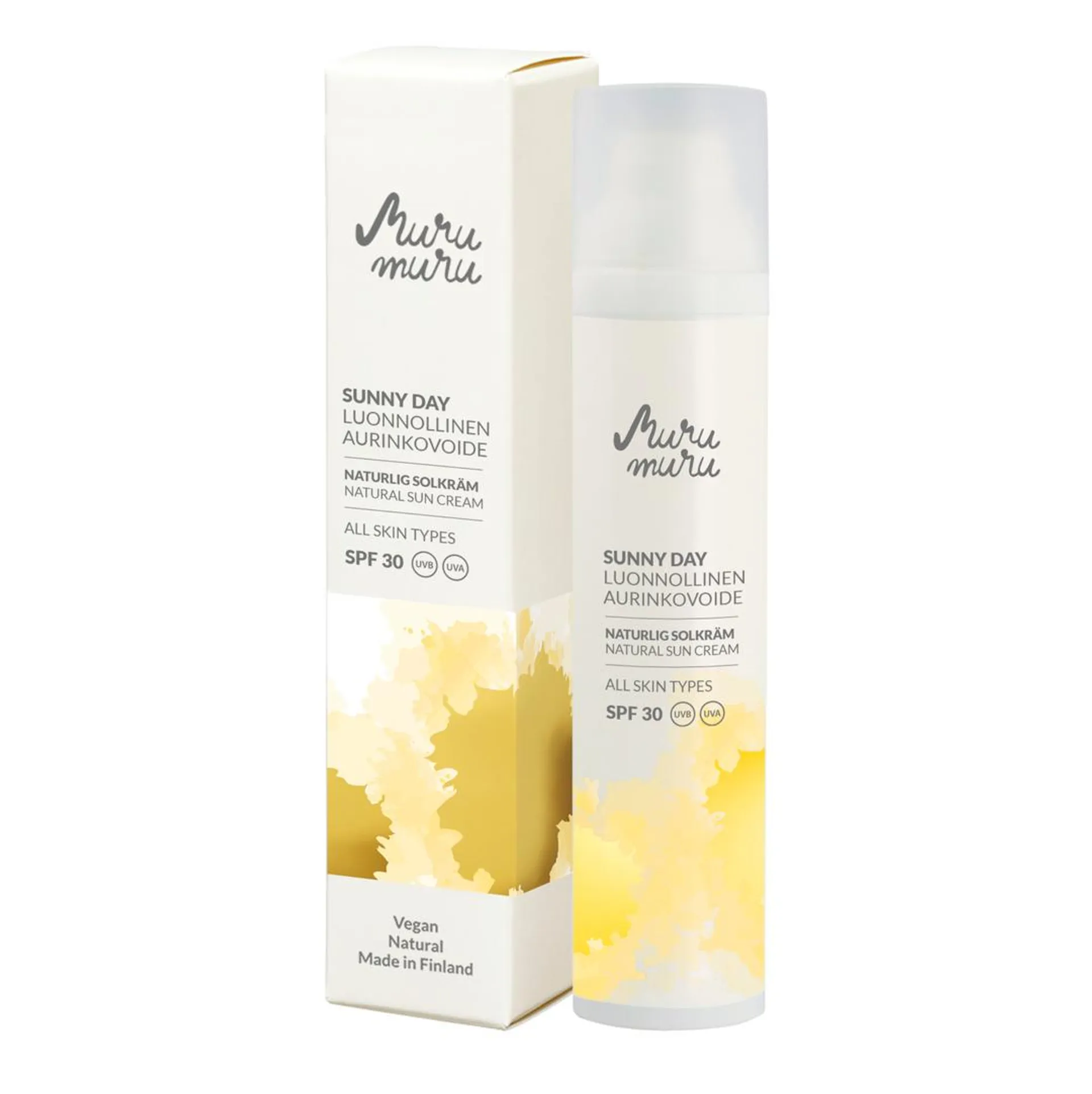 Sunny Day Natural SPF30 Aurinkovoide, 100 ml