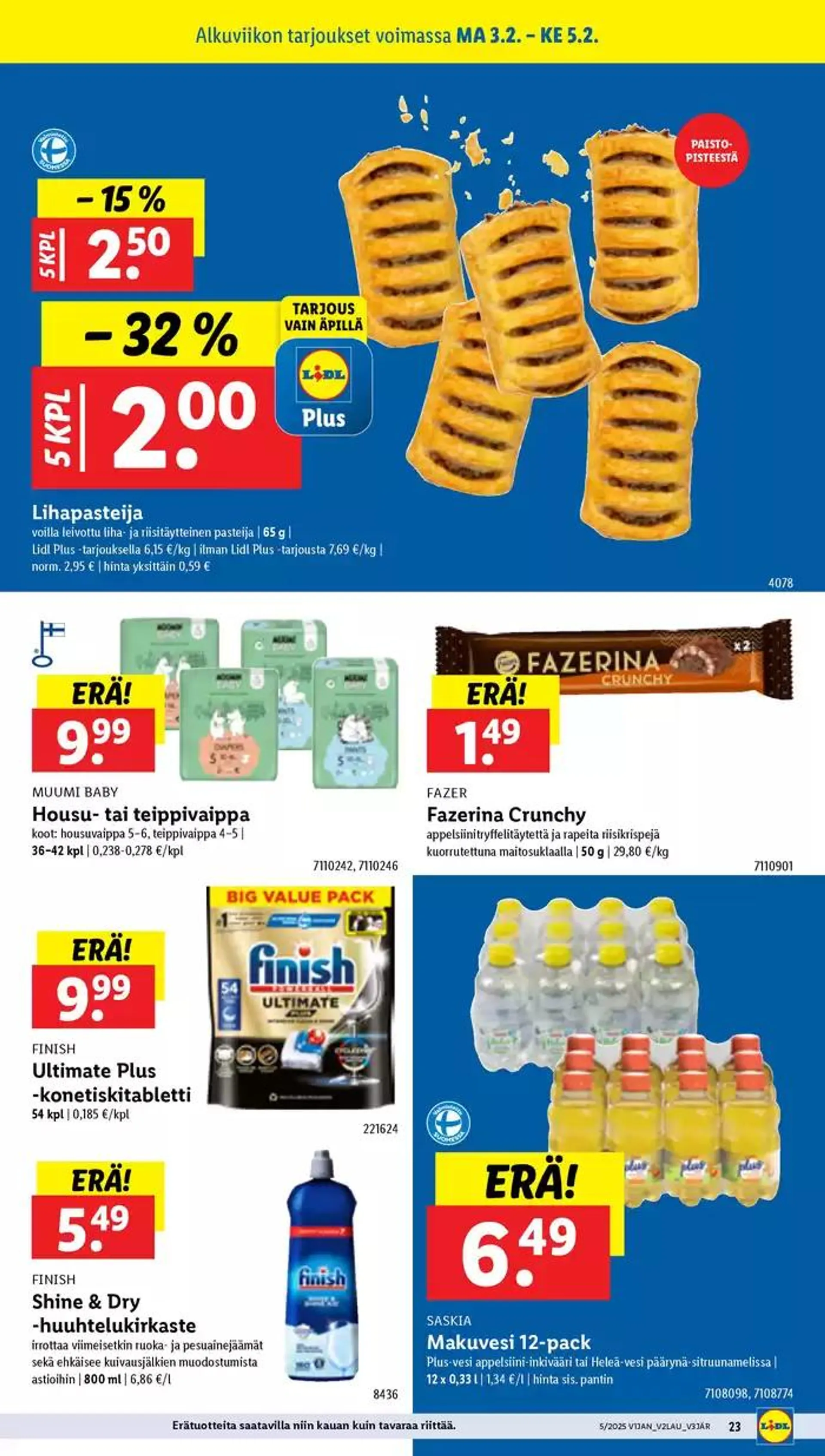 Lidl tarjoukset voimassa alkaen 27. tammikuuta - 5. helmikuuta 2025 - Tarjouslehti sivu 25