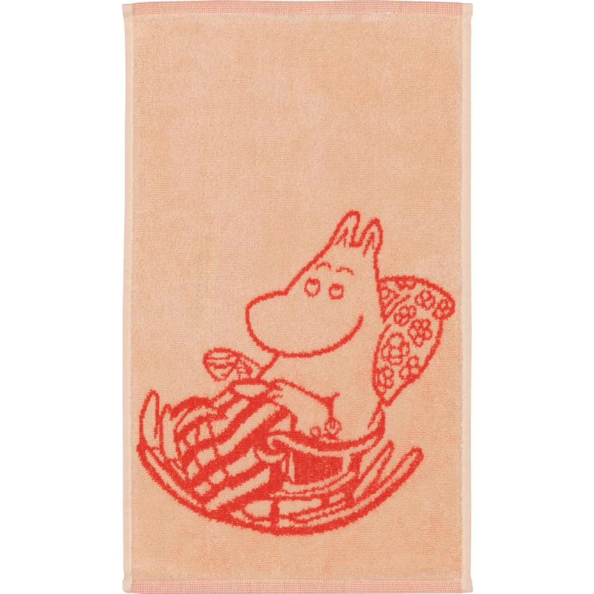 Käsipyyhe Moomin 30 x 50 cm Muumimamma persikka