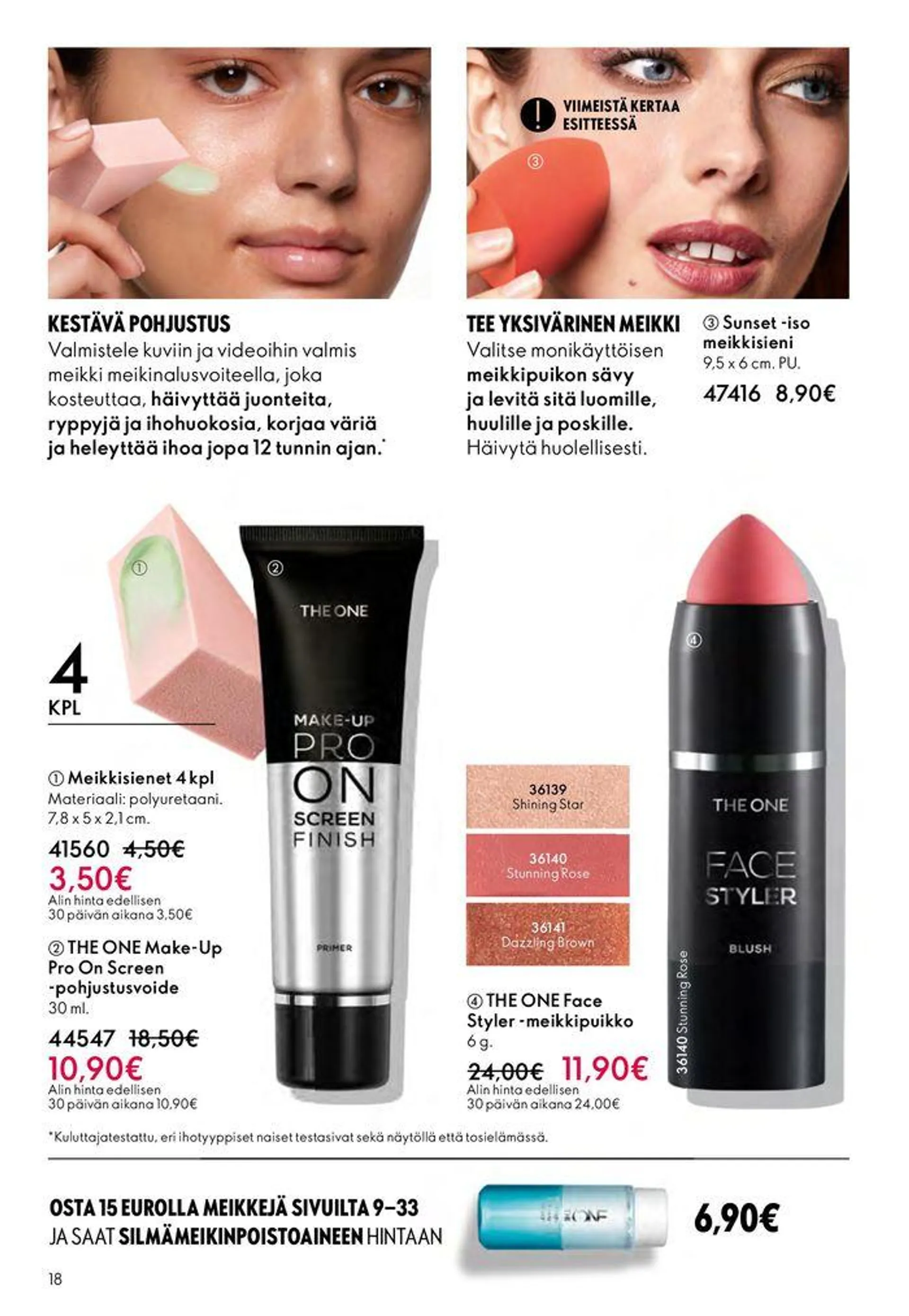 Oriflame tarjoukset voimassa alkaen 22. elokuuta - 5. syyskuuta 2024 - Tarjouslehti sivu 18