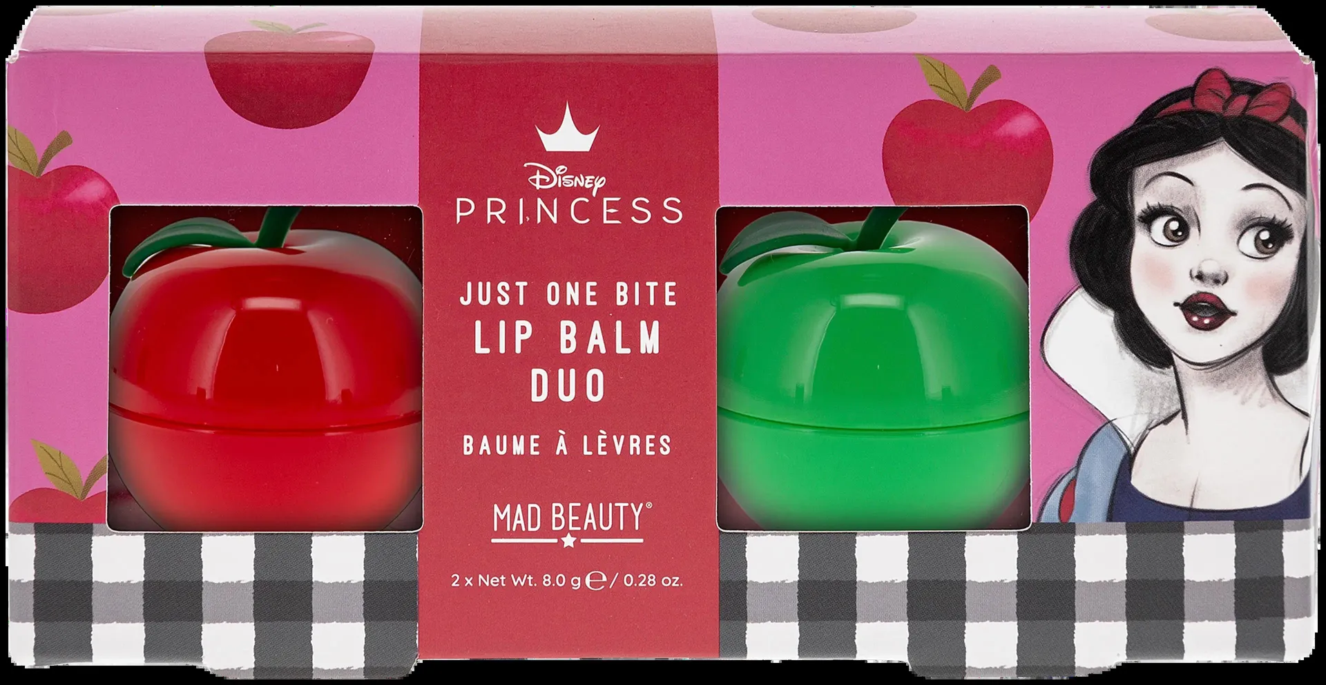 Mad Beauty Snow White Lip Balm Duo-huulivoideduo