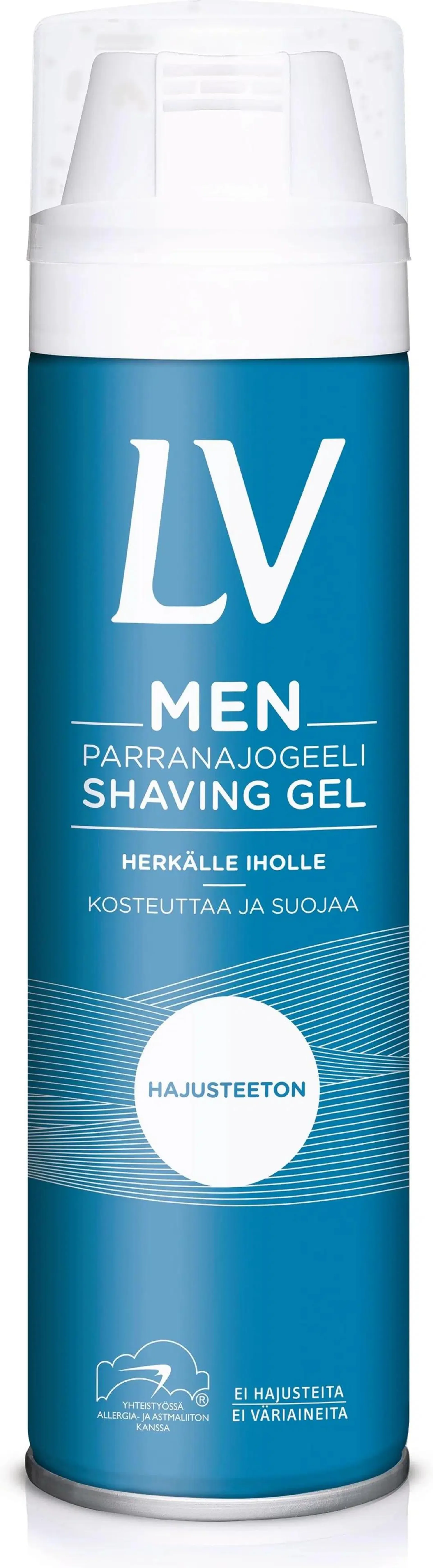 LV 200ml Men sensitiivinen parranajogeeli