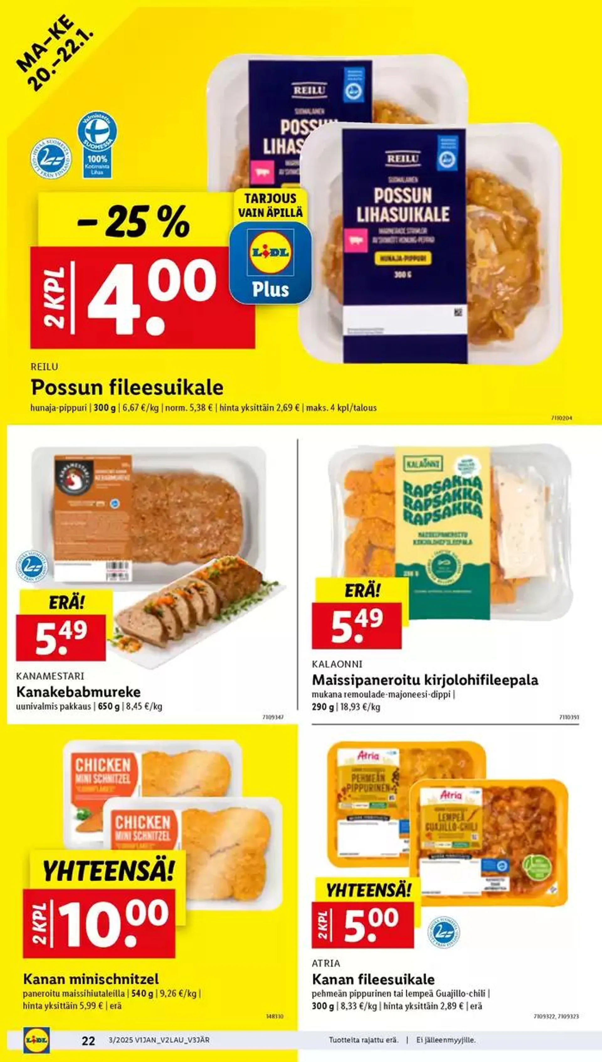 Lidl tarjoukset voimassa alkaen 13. tammikuuta - 22. tammikuuta 2025 - Tarjouslehti sivu 24