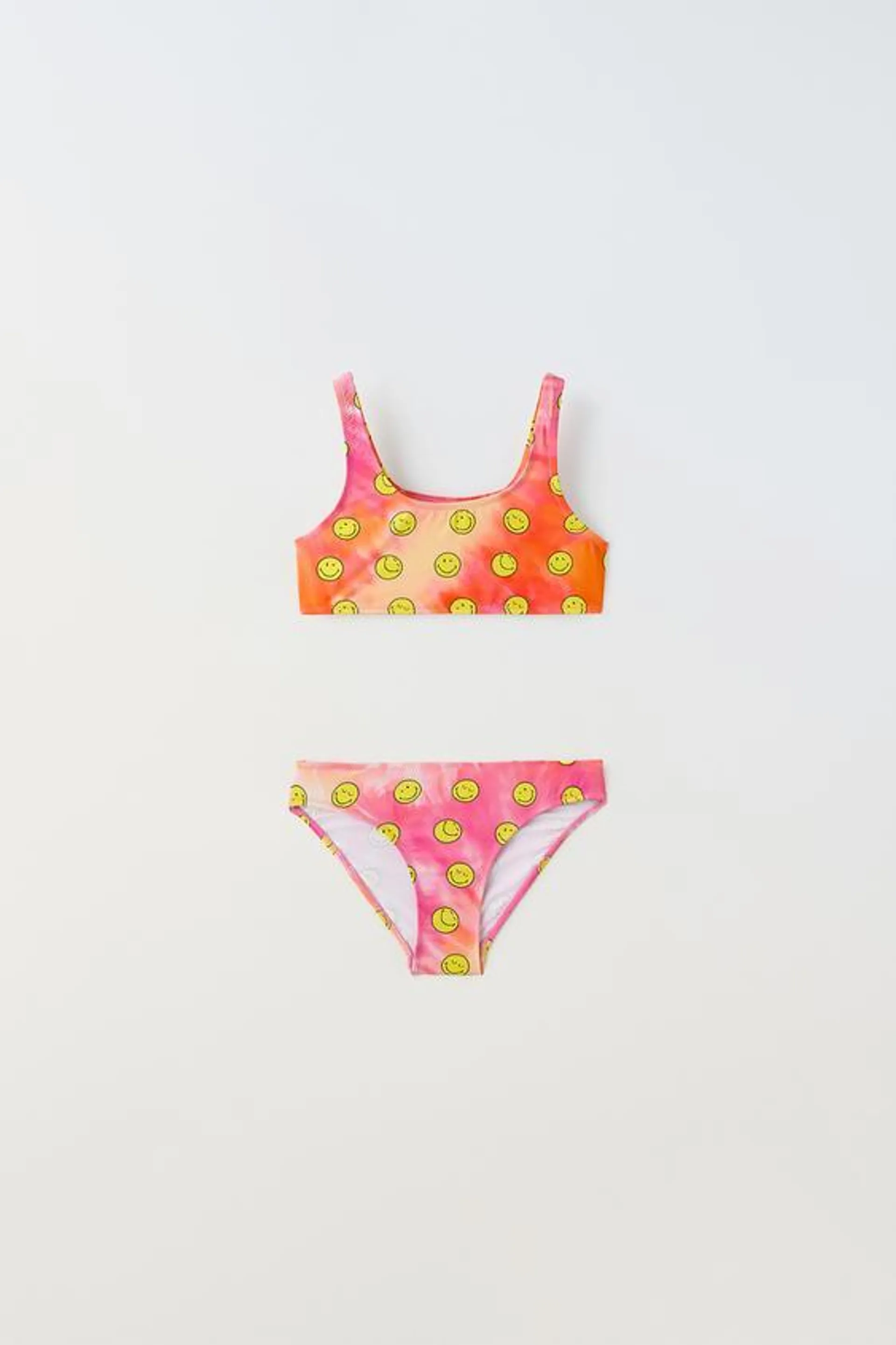 6-14 YEARS/ SMILEYWORLD® PRINT BIKINI SET