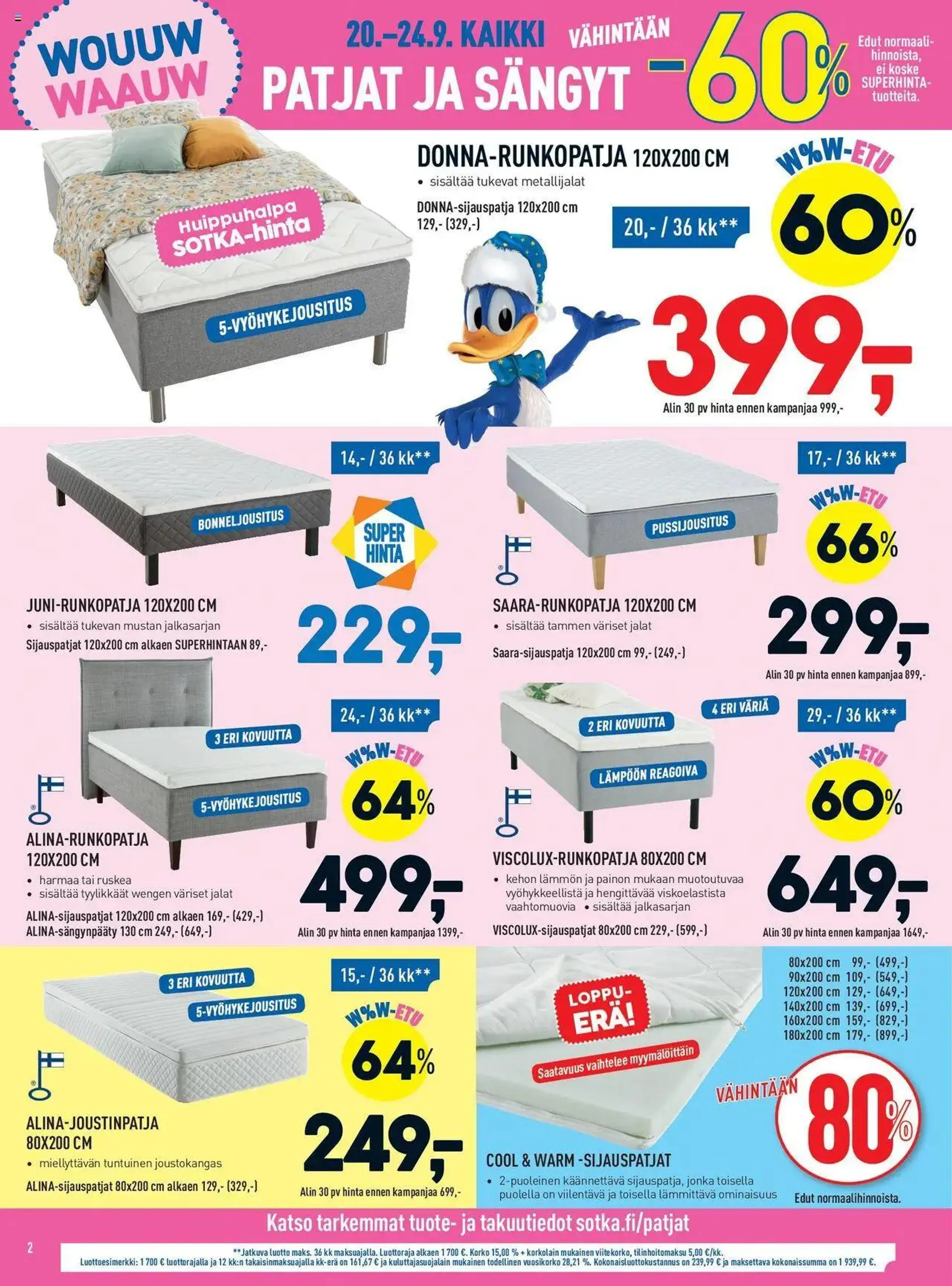 Sotka tarjoukset voimassa alkaen 20. syyskuuta - 31. joulukuuta 2024 - Tarjouslehti sivu 2