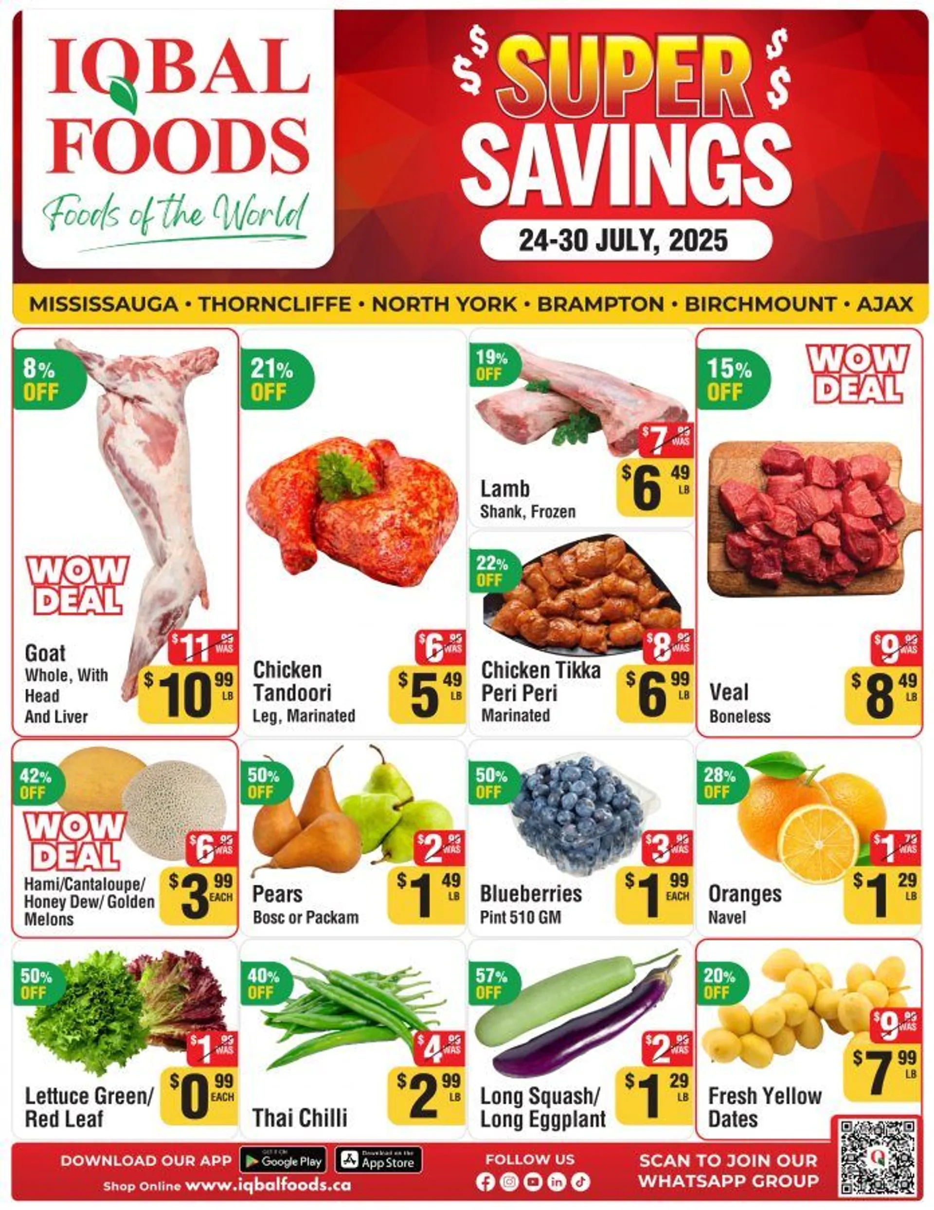 Iqbal Foods Sales from July 24 to July 30 2025 - flyer page 1