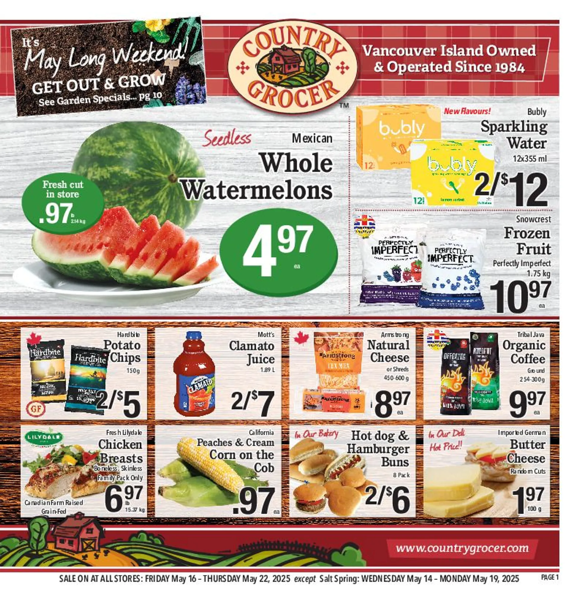 Country Grocer Sales from May 16 to May 22 2025 - flyer page 