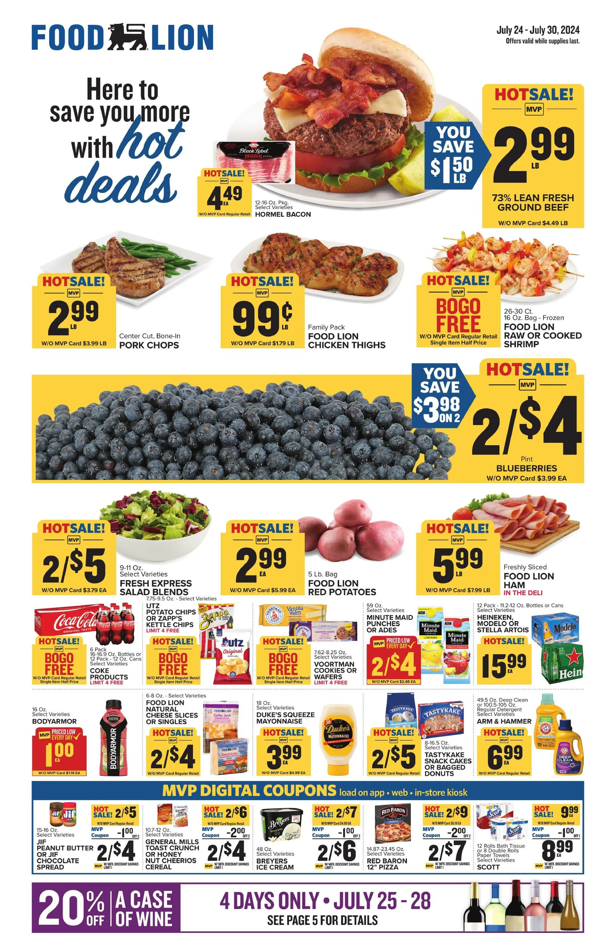 Weekly ad FOOD LION SALES from July 24 to July 30 2024 - Page 1