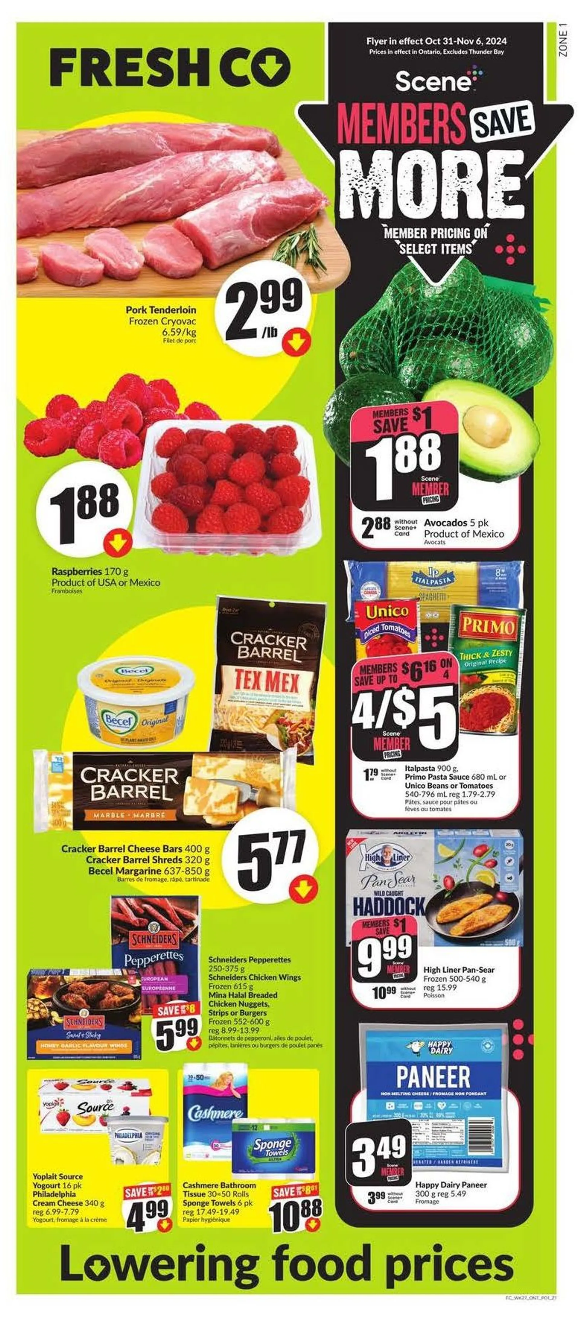 FreshCo Weekly Ad from October 30 to November 6 2024 - flyer page 